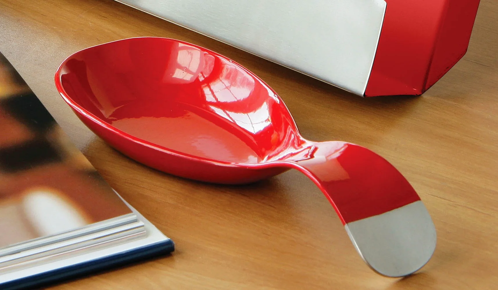 Premier Housewares 508832 - Cuchara de Descanso (4 x 18 x 20 cm), Color Rojo