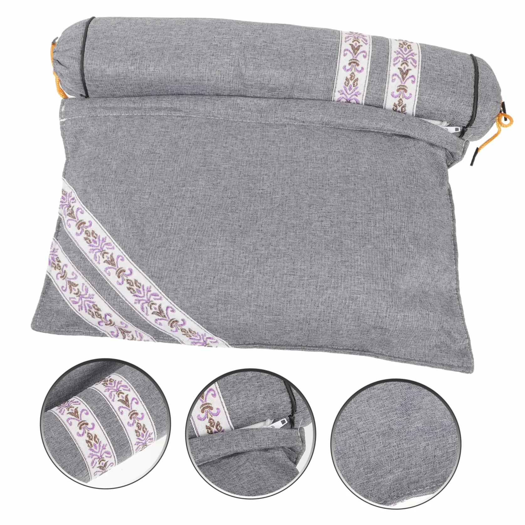 Cabilock Almohada Inteligente Cervical y Lumbar de Tela, Transpirable Soporte para Cuello y Espalda, Adecuado para Silla de Oficina y Coche