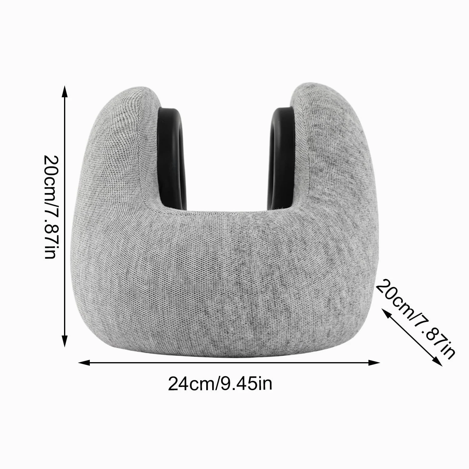 Almohadas De Viaje Para Dormir Almohada Cervical en Forma de U para Viajar | Cojín de Espuma Viscoelástica Transpirable Ergonómico Cómoda con Apoyo para Avión Mochilero Auto Cama y Acampada