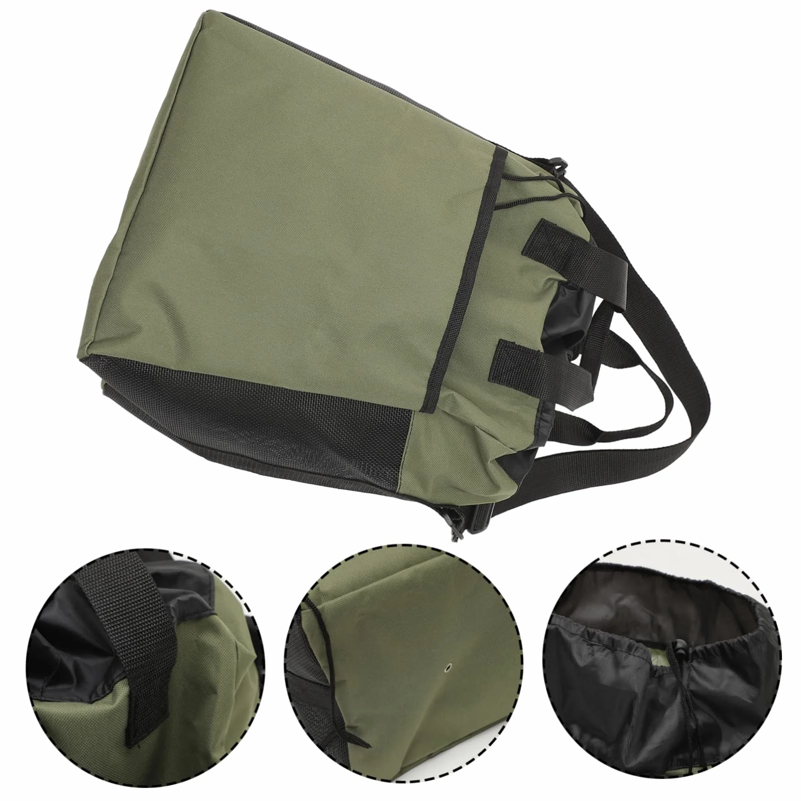HEMOTON Bolsa para Botas de Pesca de Oxford Correas Ajustables, Contenedor para Guardar y Transportar Botas de Pesca al Aire Libre Ventilación y Protección