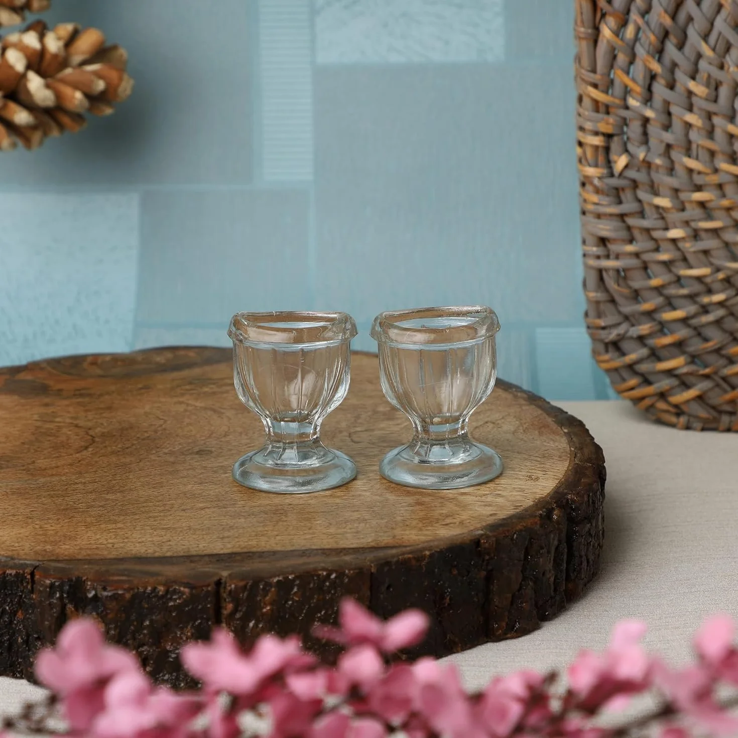 AncientImpex Glass Eye Taza de Lavado de mantener los ojos limpios y sanos (juego de 2)