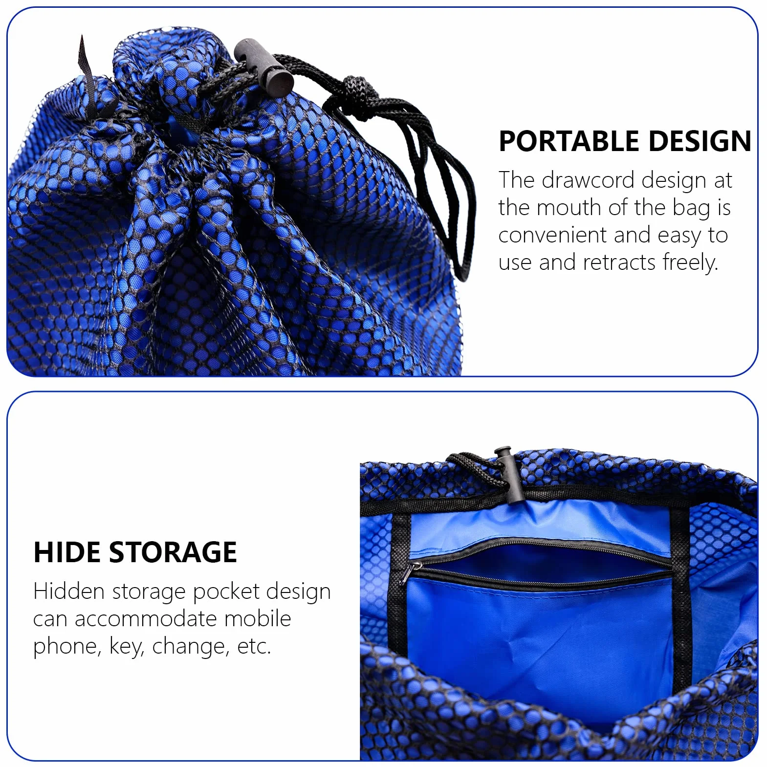 Mochila de baloncesto con cordón ajustable para baloncesto fútbol voleibol entrenamiento