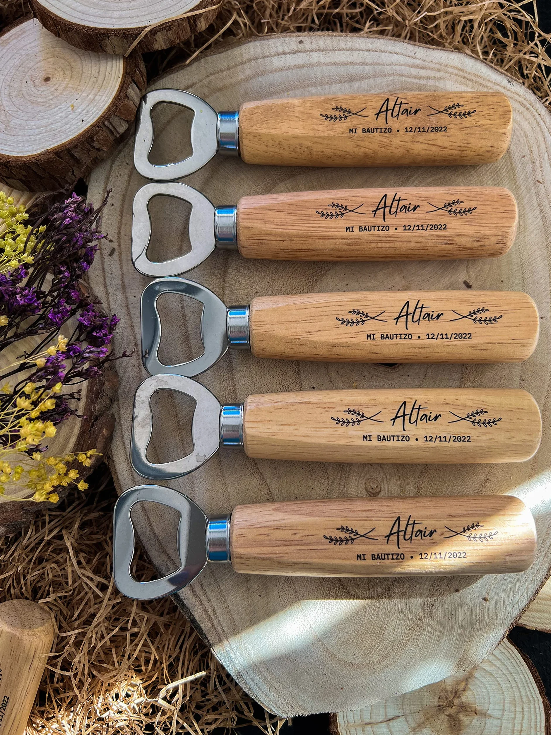 Abrebotellas clásico personalizado con nombre o logotipo, imanes personalizados, regalo original