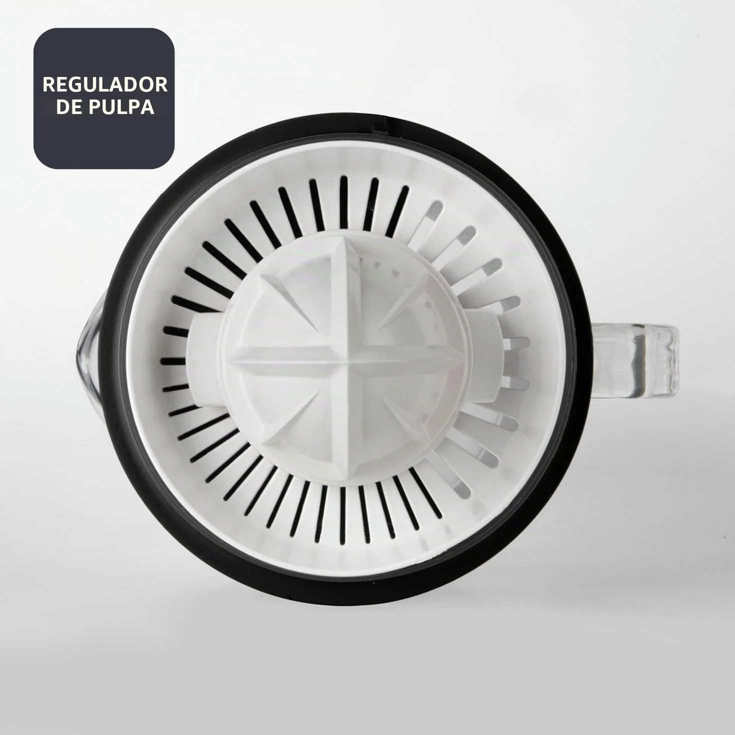 BLACK+DECKER - Exprimidor Eléctrico Automático 30W | Zumo de Naranjas y Cítricos | Jarra Transparente 1L Graduada | Sin BPA | Pulpa Ajustable | Desmontable | Apto Lavavajillas | Doble Giro
