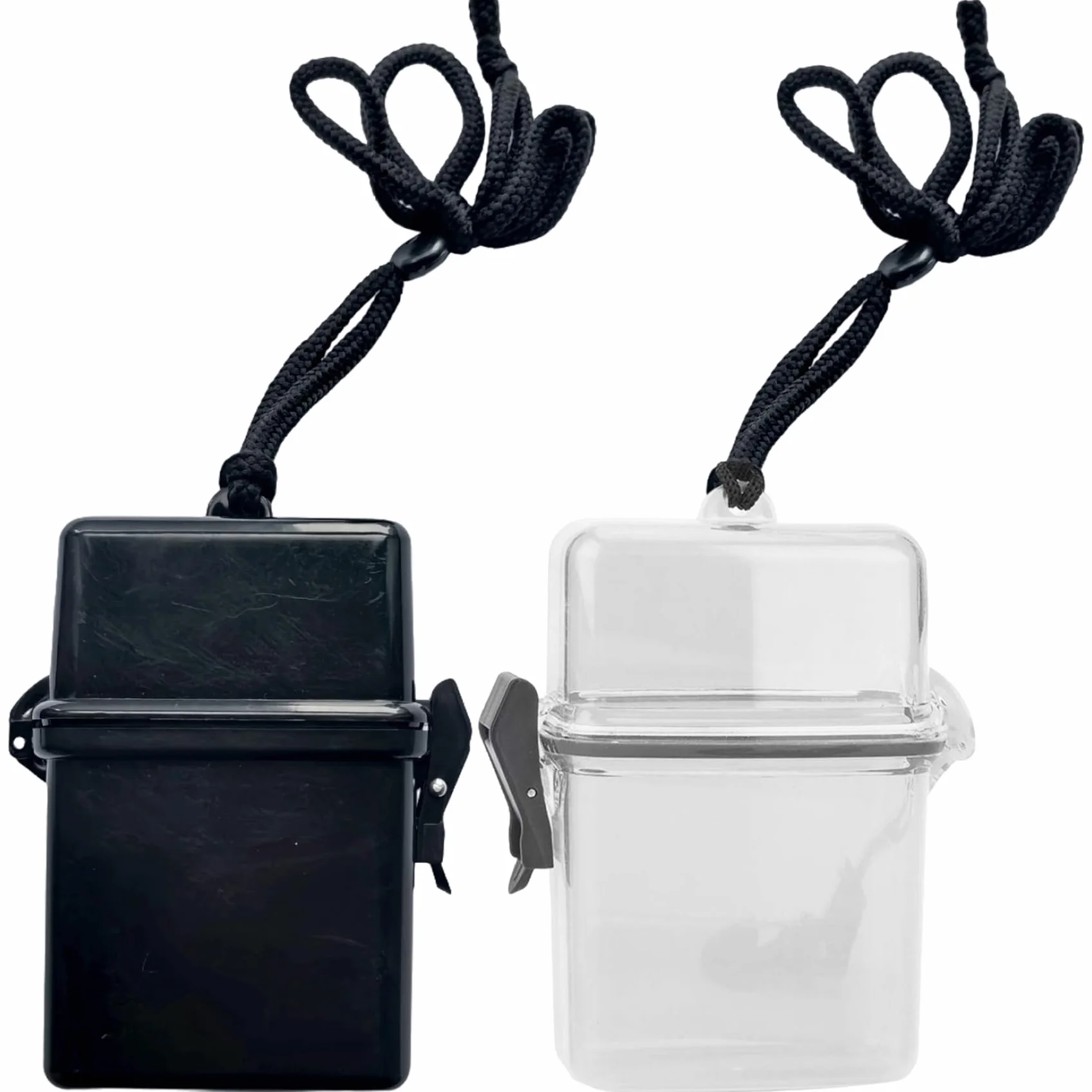 Caja Seca Impermeable 2 Paquetes, Recipiente de Almacenamiento de Plástico Transparente para Kayak, Surf, Paseos en Bote