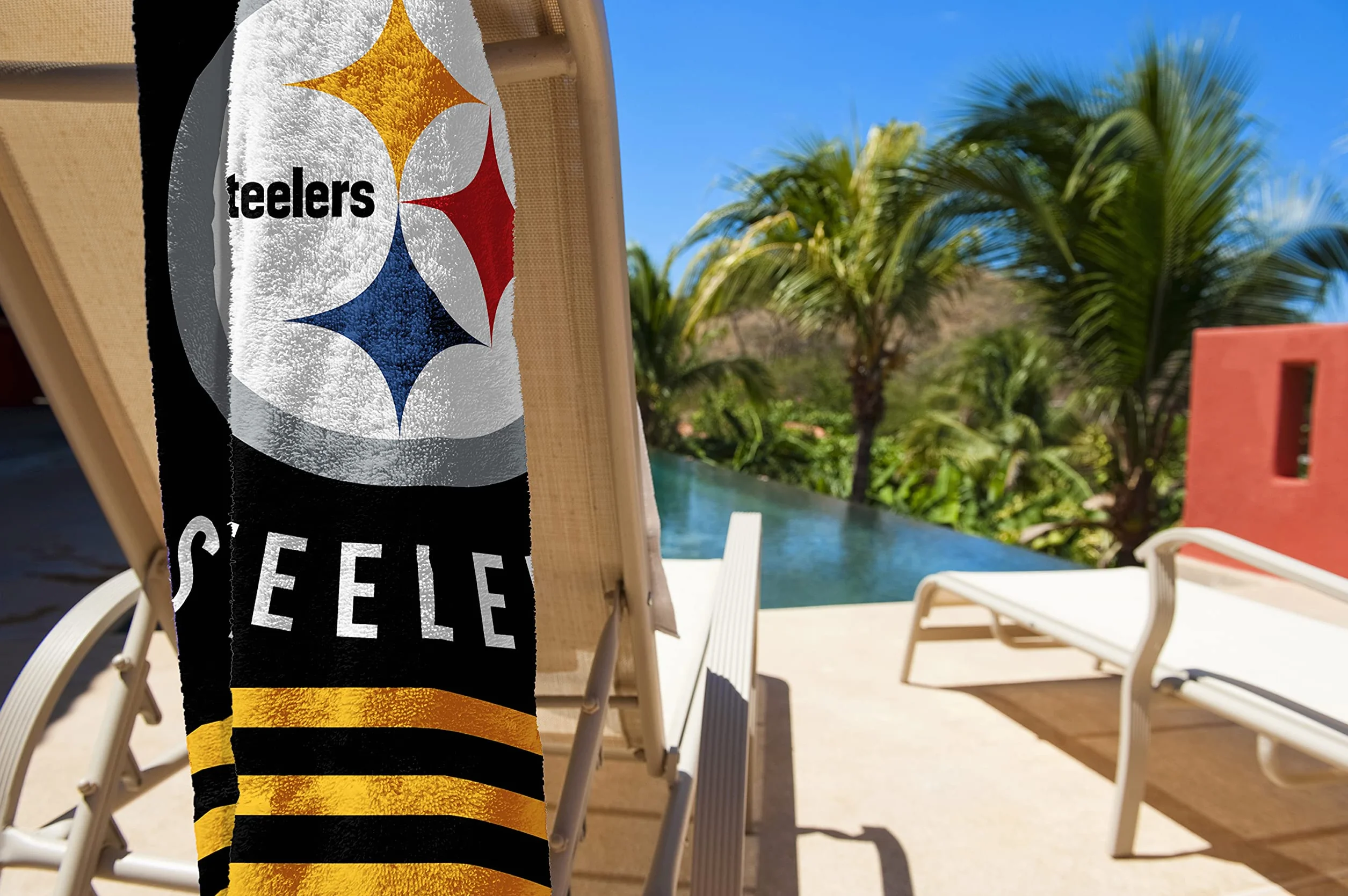 Northwest NFL Pittsburgh Steelers Toalla de Playa 76 x 152 cm Rayas