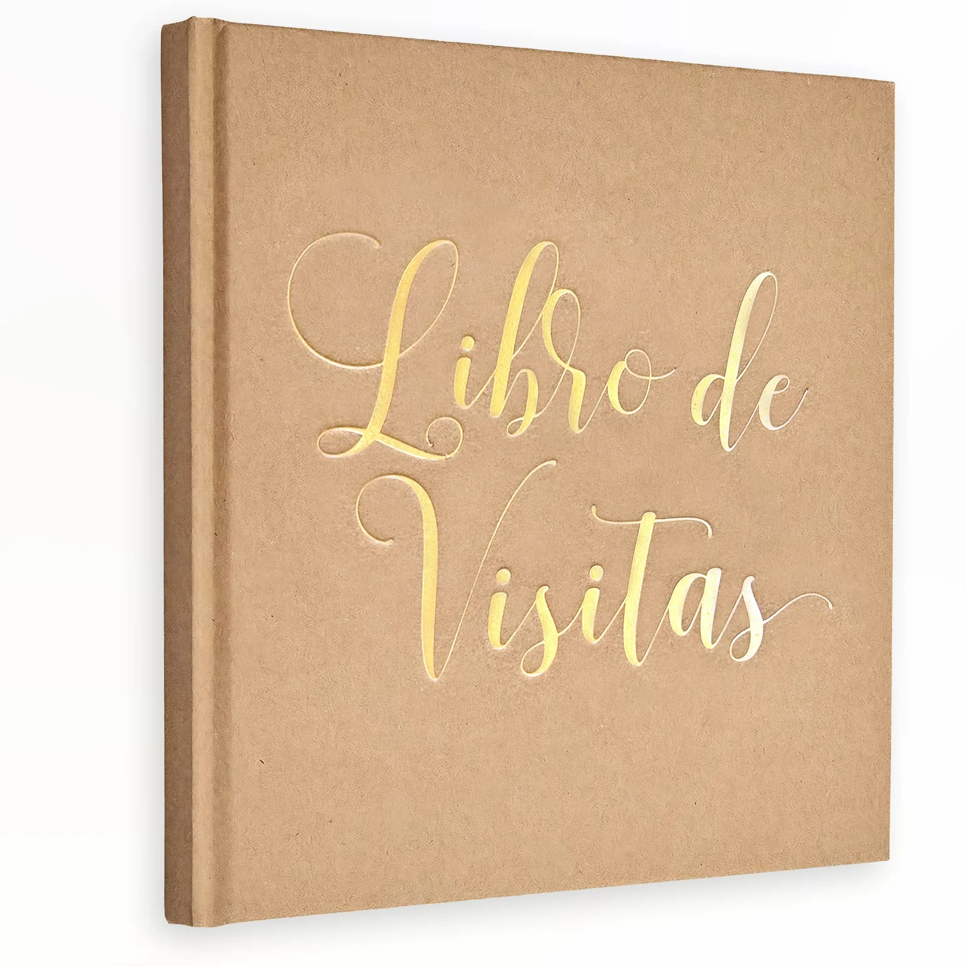 Plantvibes Libro de Visitas Spanish Version para Bodas, Bautizos o Fiestas de Cumpleaños, 72 Páginas, Tapa Dura, Libro de Visitas Vintage Ideal como Libro de Visitas