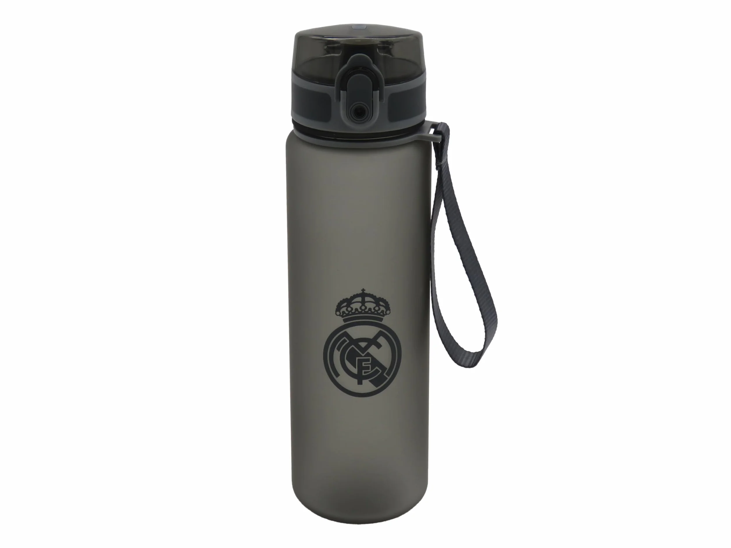 CYPBRANDS Real Madrid Botella de Agua Deportiva Negra Oficial