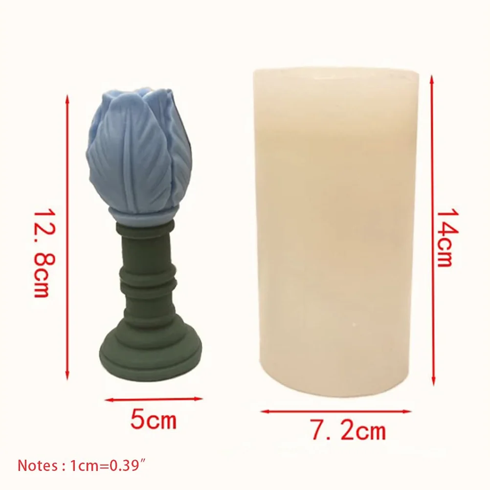 Molde de silicona para velas aromáticas, yeso, epoxi, jabón, para decoración de fragancias del hogar