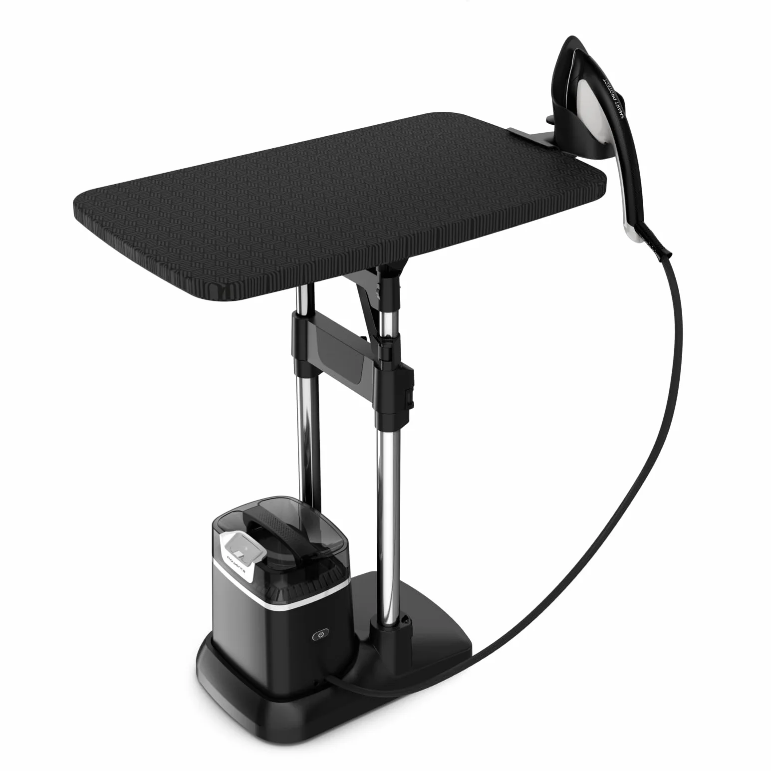 Rowenta IXEO+, Cepillo de Vapor 2980W, 5 bares de presión, Hasta 90 g de vapor, Depósito 1 L, Elimina Arrugas, Olores y Desinfecta, Tabla Vertical Cabezal, Tecnología Twin Boiler, QR1510