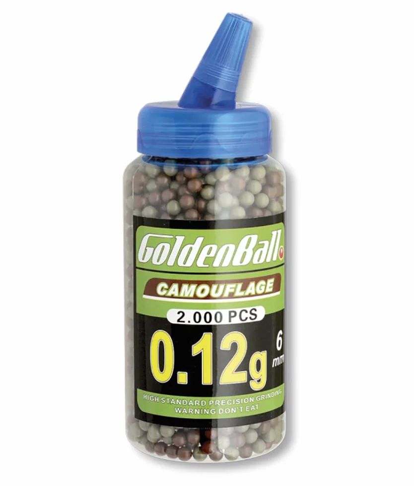 Goldenball 35011-CA Munición para Armas, 2000 Unidades