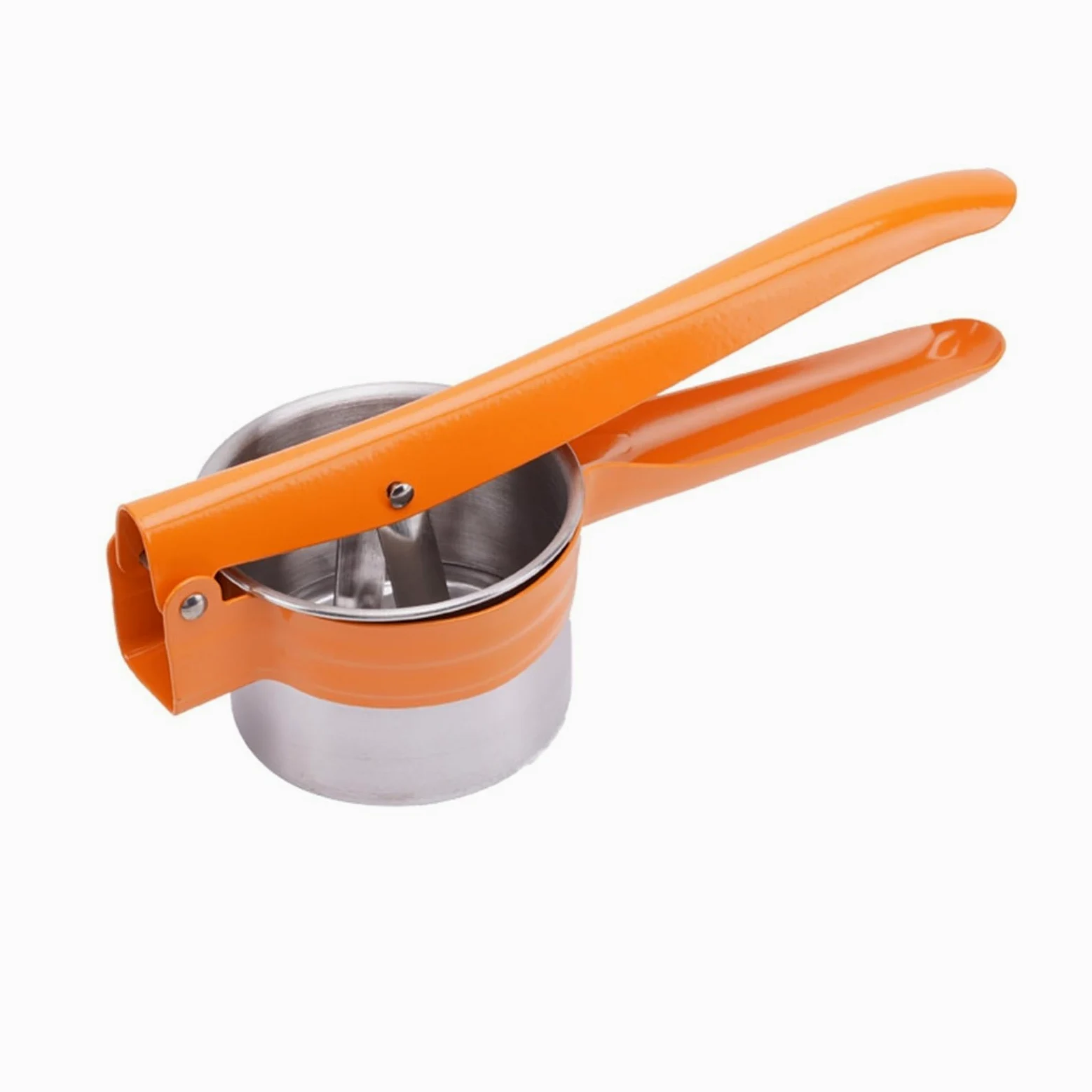 Prensador de Patatas Exprimidor de Patatas con 3 Discos Intercambiables Puré de Patatas Frutas Verduras y más Exprimidor y triturador de Patatas Chef Genial
