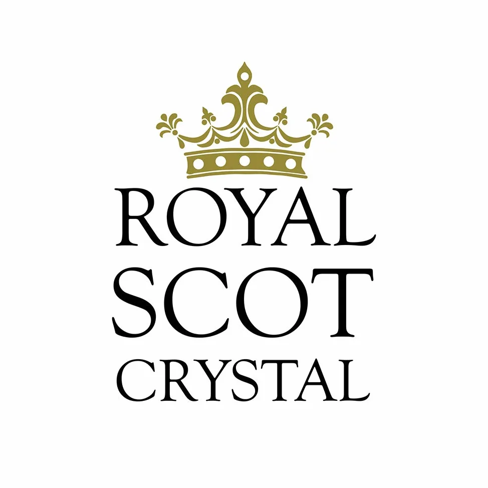 Juego de vasos grandes de whisky Edimburgh de Royal Scot Crystal, 325 ml, 2 unidades