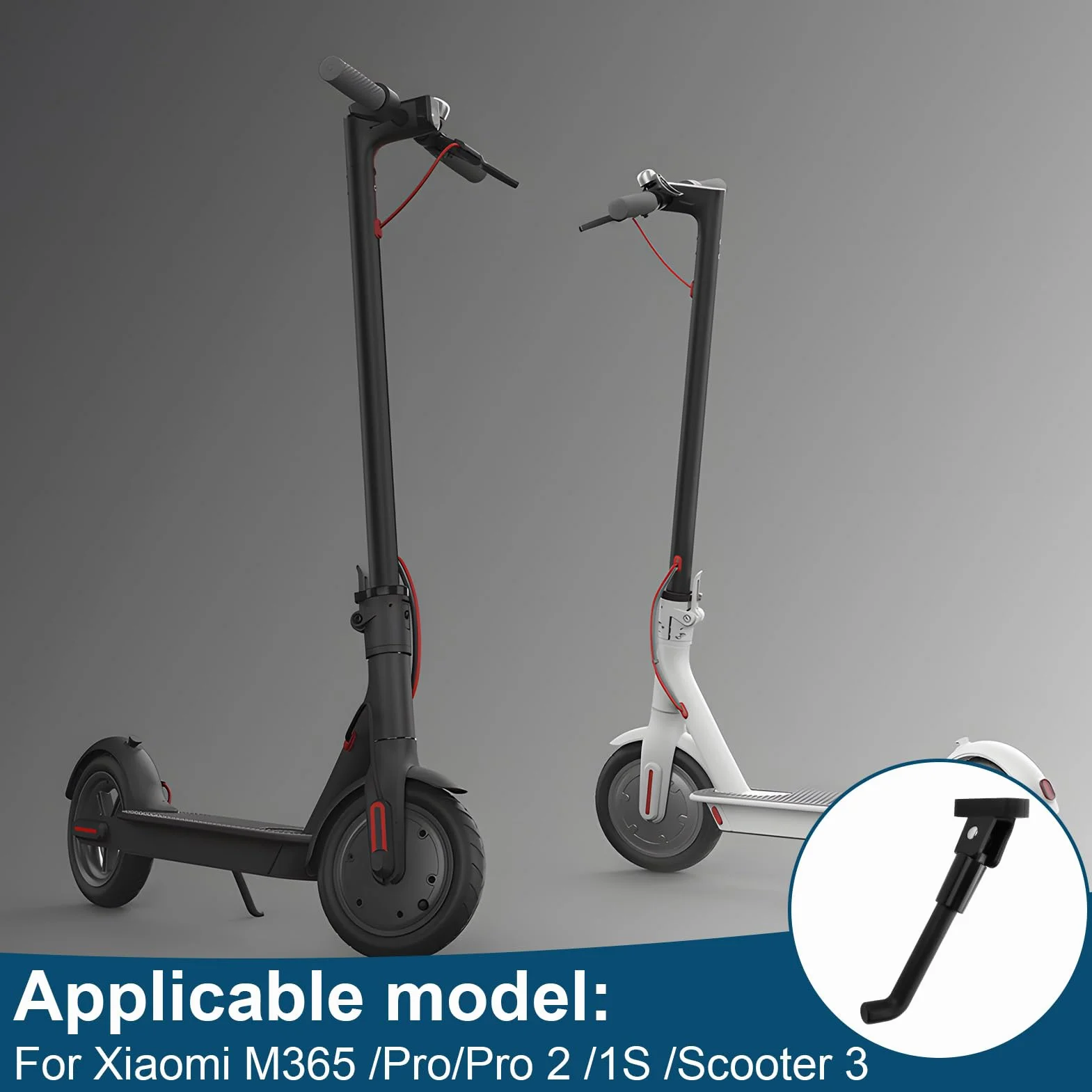 Soporte para scooter Xiaomi M365 Pro Pro 2 1S Scooter 3 Negro