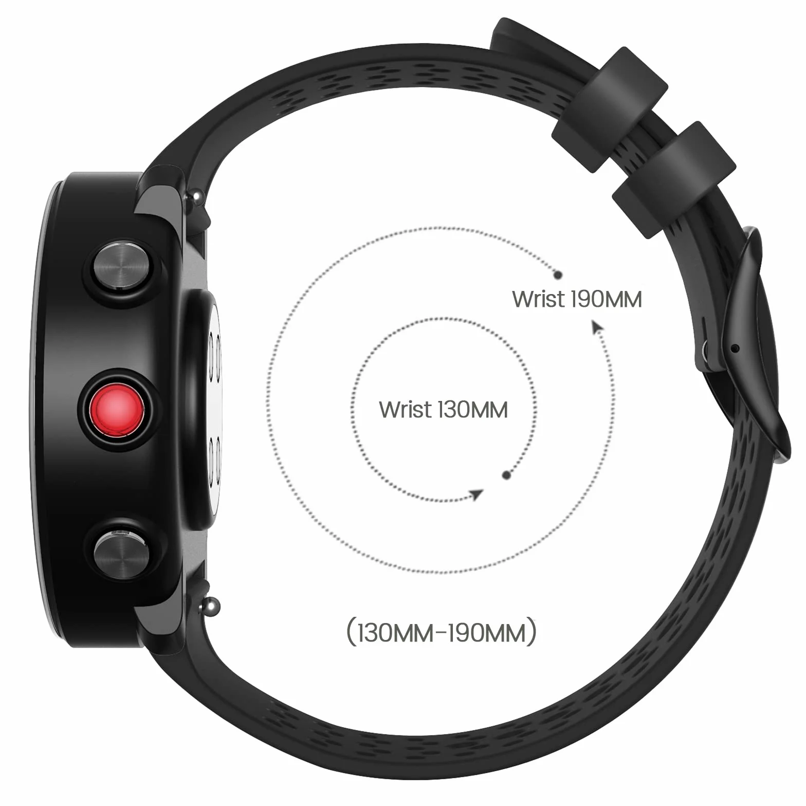 Polar Vantage M Vantage M2 Grit X Grit X Pro Pasek Silikonowy Zegarek Sportowy Czarny