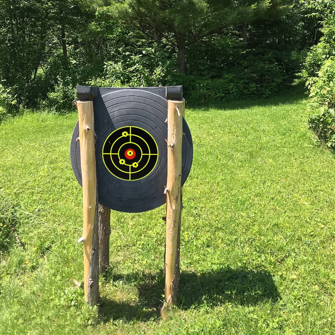 Splatter Target Stickers 200 Pcs, 3 Inch Reactive Air Gun Targets, Yellow Red