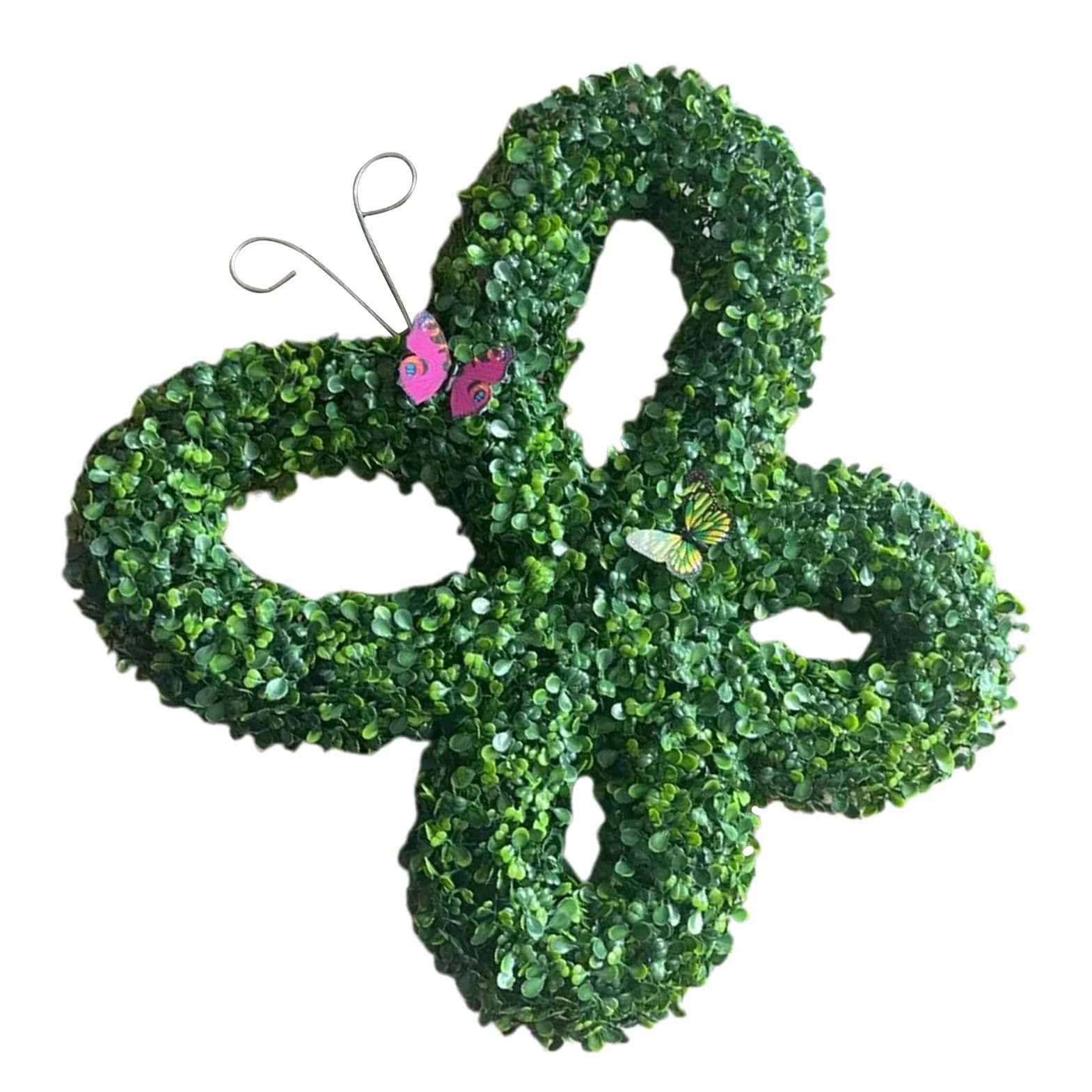 Coronas verdes para puerta principal, corona de granja Coronas de interior | Garland de suministros de con luz LED para entradas, patios, salas de estar