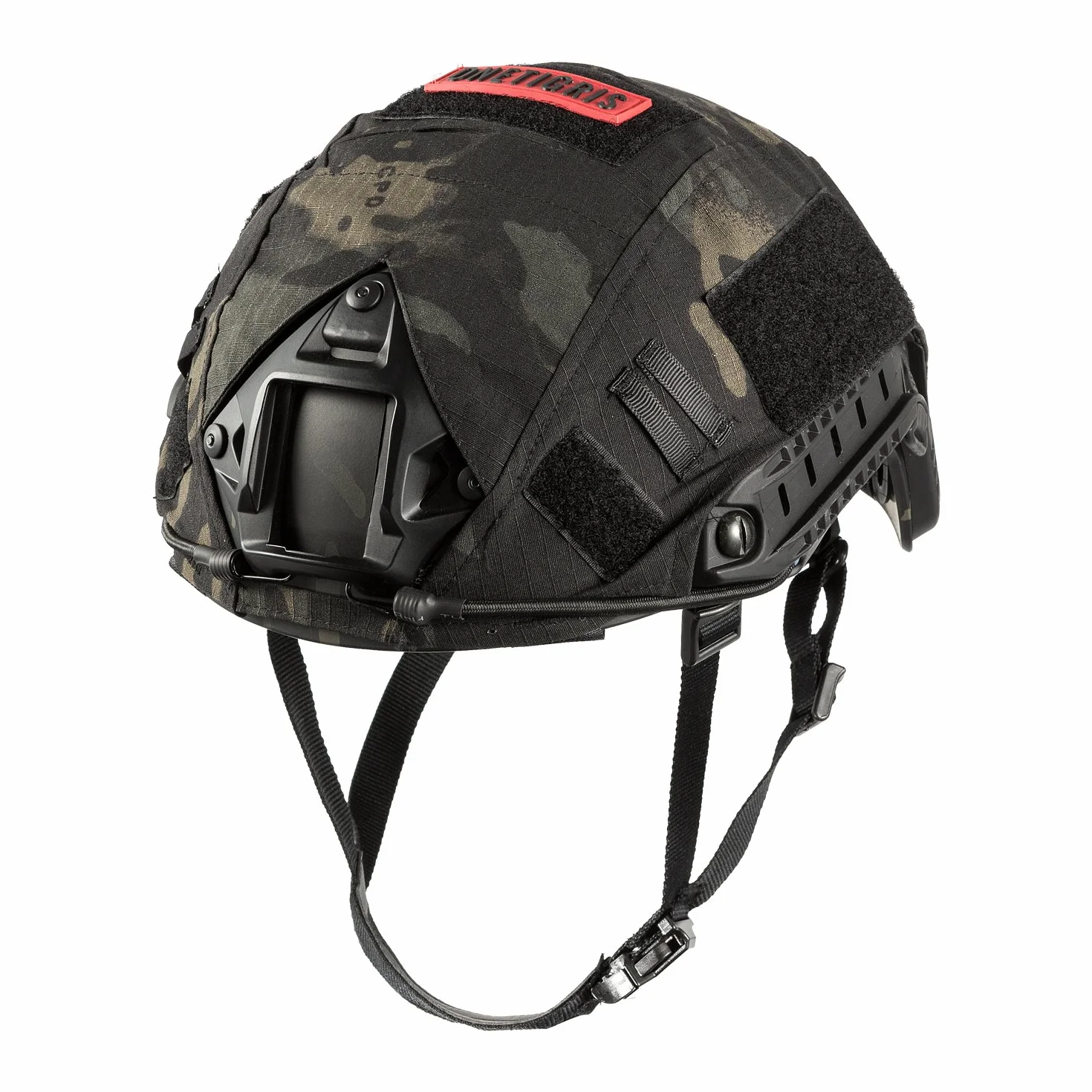 Onetigris Casco Táctico Airsoft Fast - Casco Militar Tipo PJ con Funda y Montura para Gafas NVG, Ideal para CQB, Tiro y Paintball