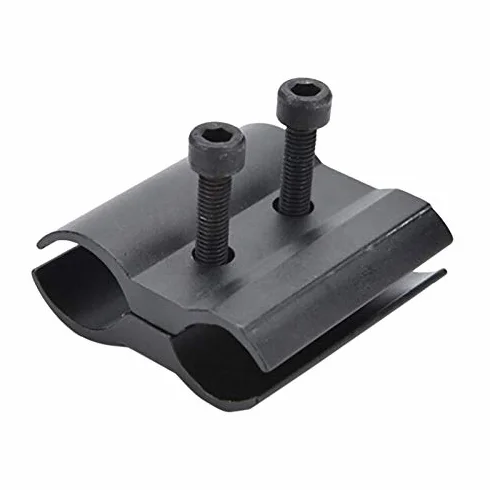 Pistola de Caza Anillo Táctico Barril Alcance Telescopio Mirilla Soporte Montaje Linterna Antorcha Laser Sight Black