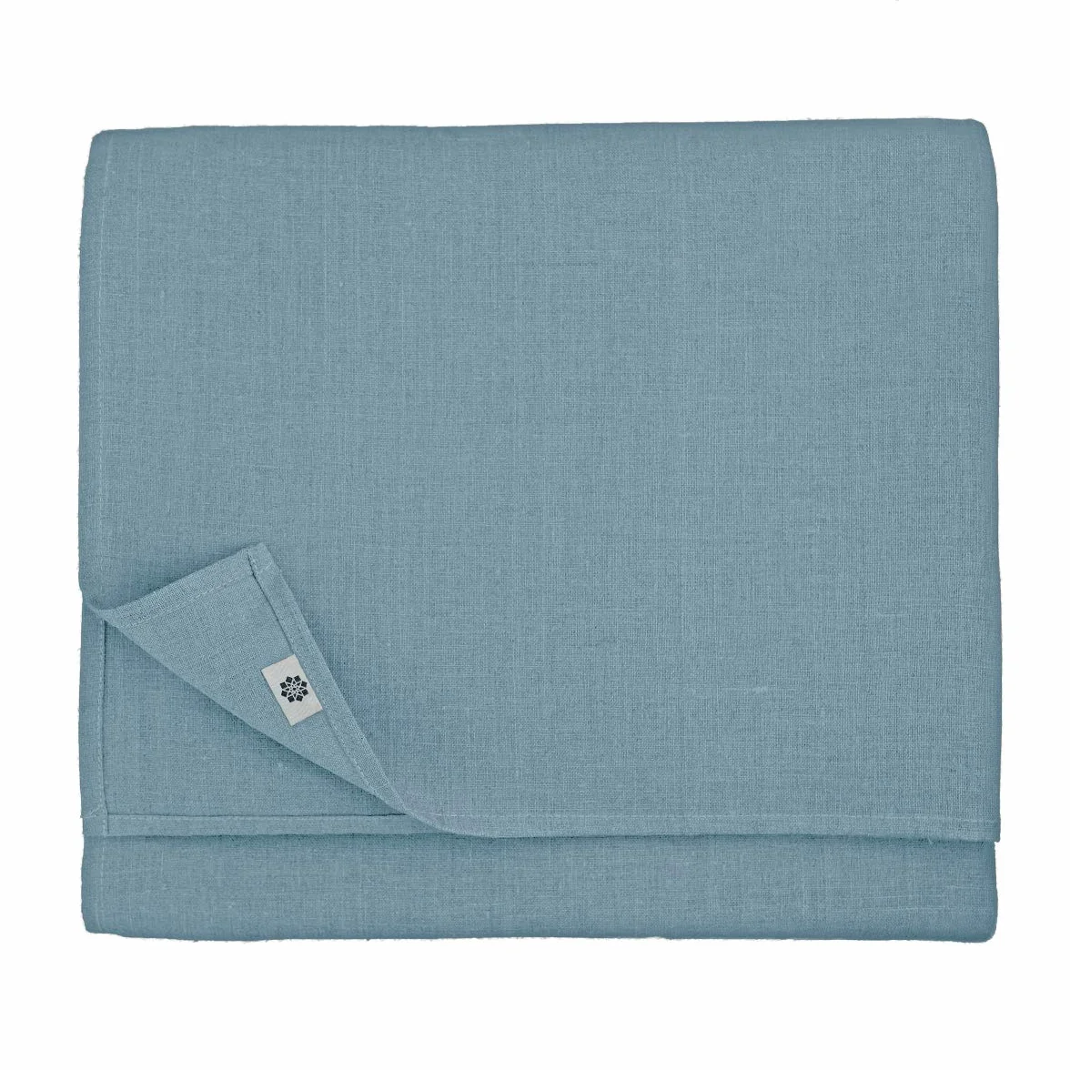 Linen & Cotton - Mantel de Tela de Lujo CAERULA, Rectangular -100% Lino (Azul, 147 x 200cm)
