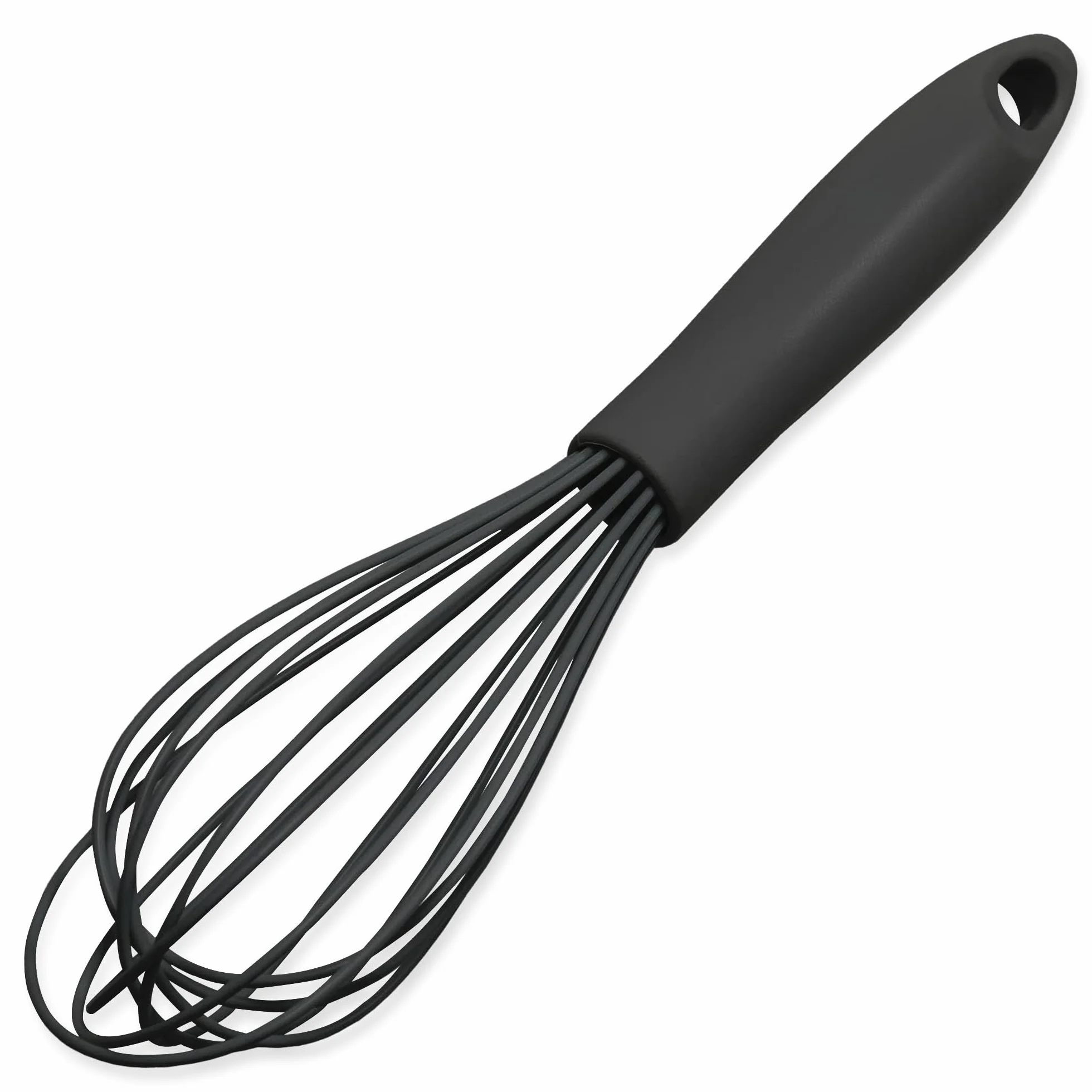Chef Craft - Batidor de cocina (26,7 cm, hilo de silicona de alta calidad), color negro