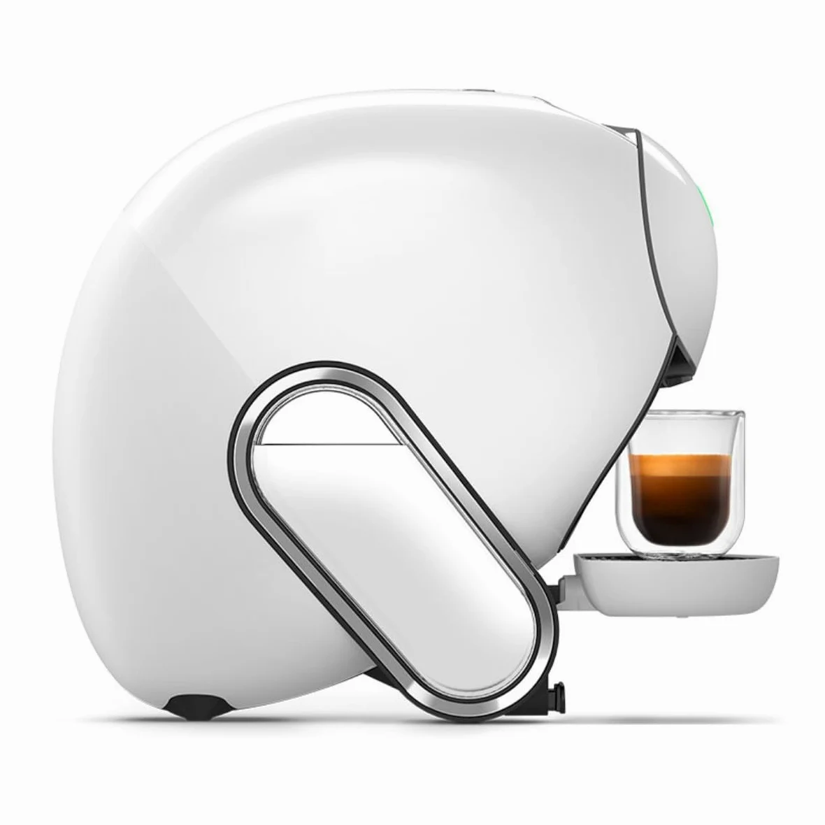 KRUPS Nescafé Dolce Gusto NEO SmartBrew 3-en-1, máquina de café para cápsulas compostables, tecnología patentada, cafetera conectada, fácil de usar, blanco, KP830110