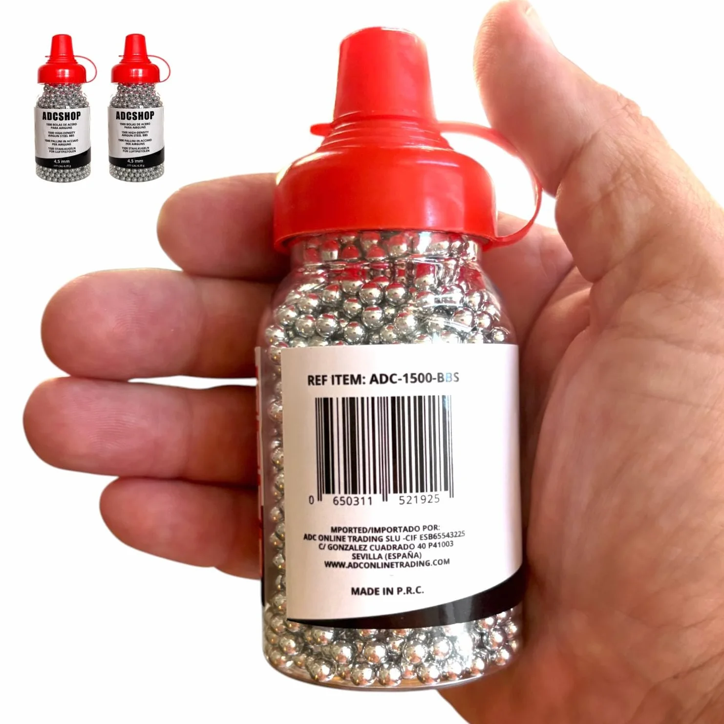 Bolas Acero 4.5mm 3000 para Pistolas CO2