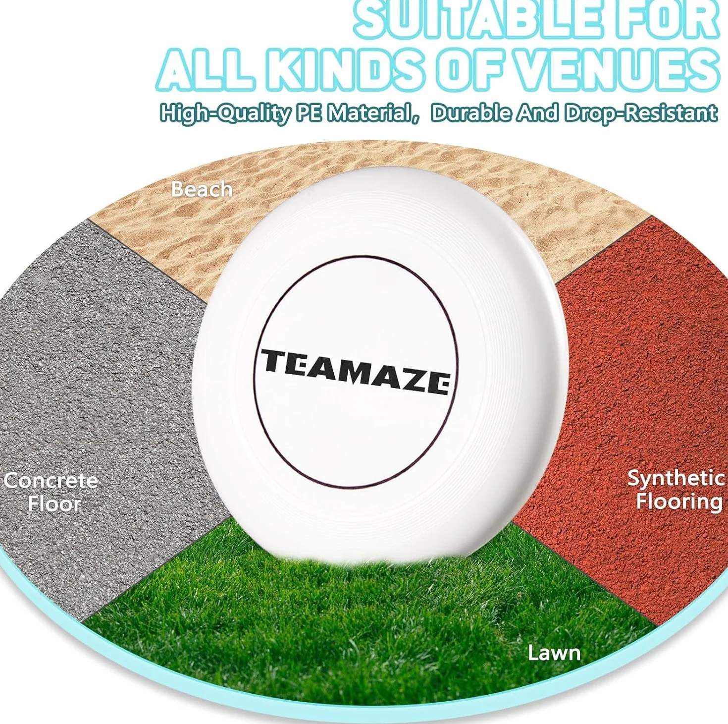 BOOSTEADY Disc Golf Set, 7 Discos, Bolsa de Almacenamiento, Mini Marcador, Toallas