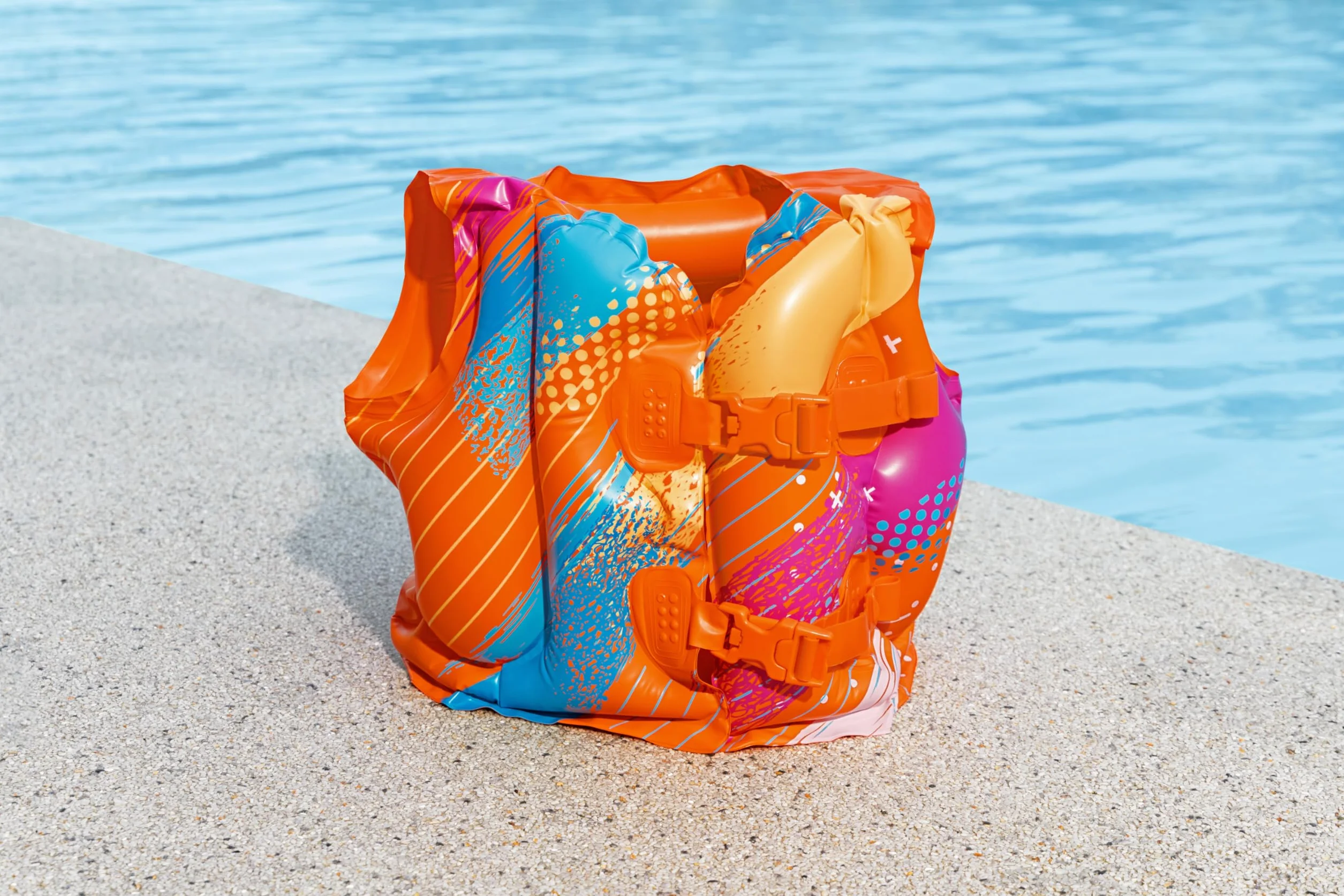 Bestway Colorify ToughLite Chaleco de natación, de 16' x 12'/41 cm x 30 cm