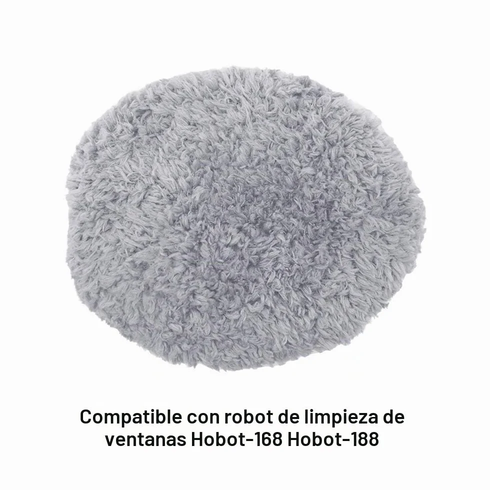 YanBan 24 Piezas Limpiador de Ventana paño Weeper aspiradora Piezas Robot aspiradora fregona húmeda para Hobot168 para Hobot188