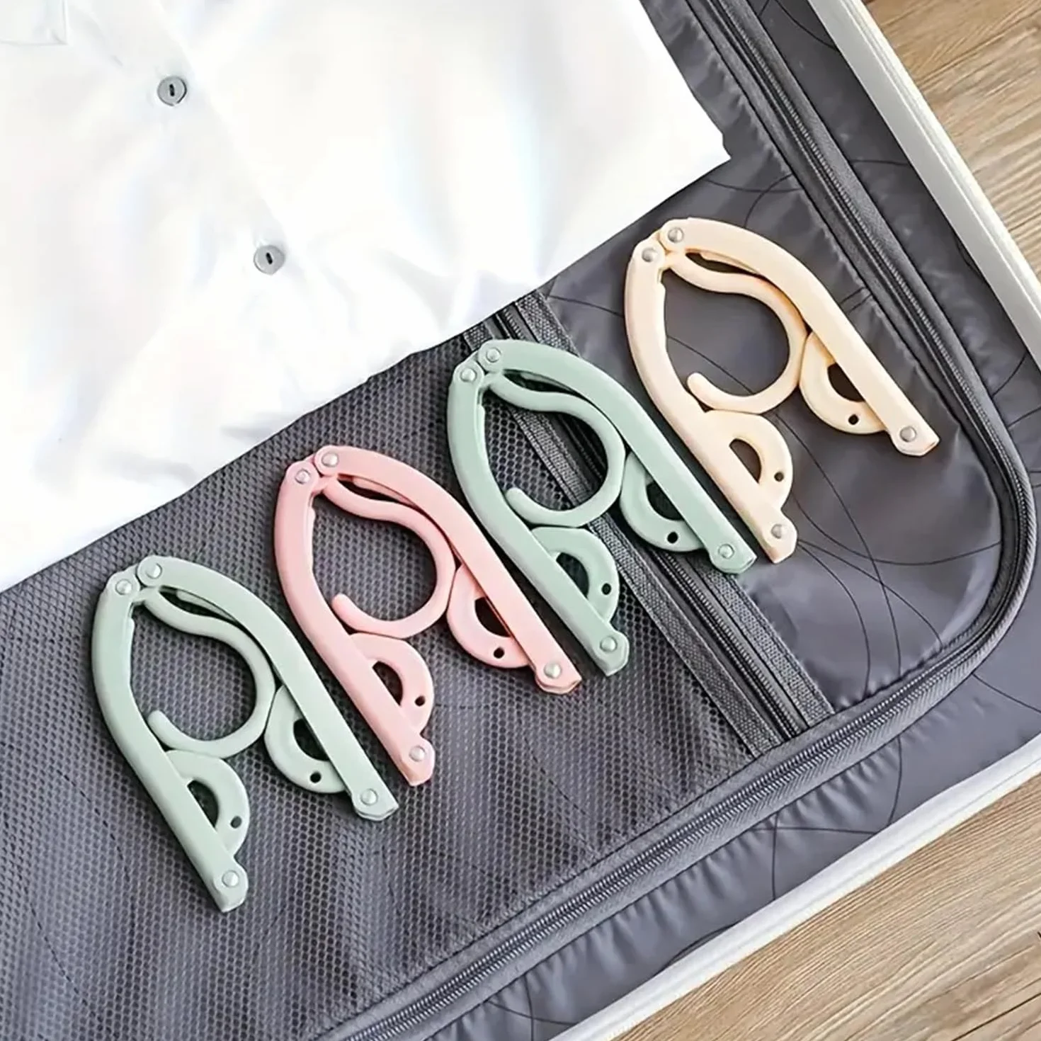 18 Perchas Plegables, Almacenamiento De Ropa Multifuncional para Dormitorio, Tendederos Portátiles De Viaje, Artículos Creativos para El Hogar, Accesorios De Vestuario.