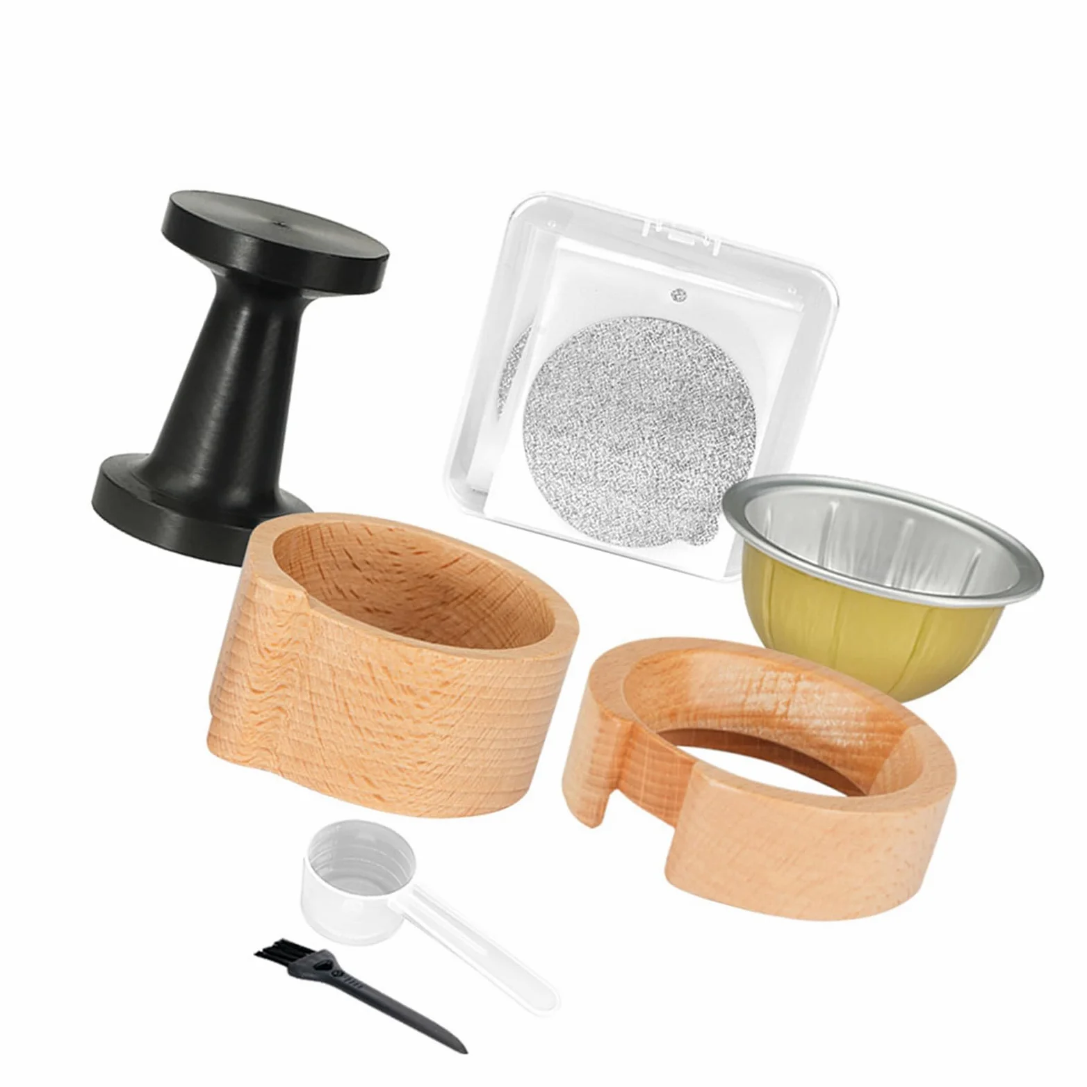 Juego de relleno de cápsulas de café, fácil de usar, accesorio de recarga de herramientas de recarga
