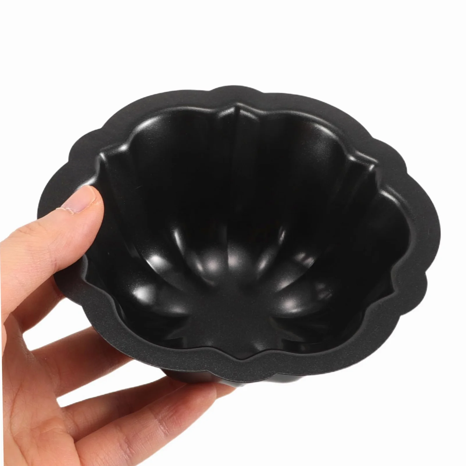 Molde para Hornear Mini Pasteles 10 Piezas de Acero al Carbono Negro | Formas de Dibujos Animados , Ligero y Fácil de Guardar , para Cumpleaños y Fiestas Antiadherente