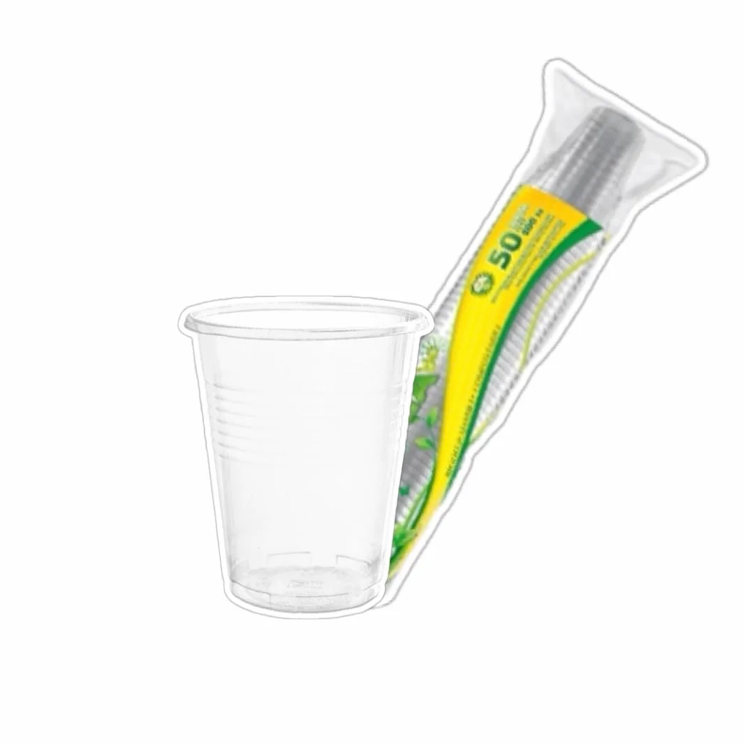 200/750/1500 vasos desechables de 200 ml, biodegradables y compostables, de PLA desechables, libres de plástico, después de plástico (1500)