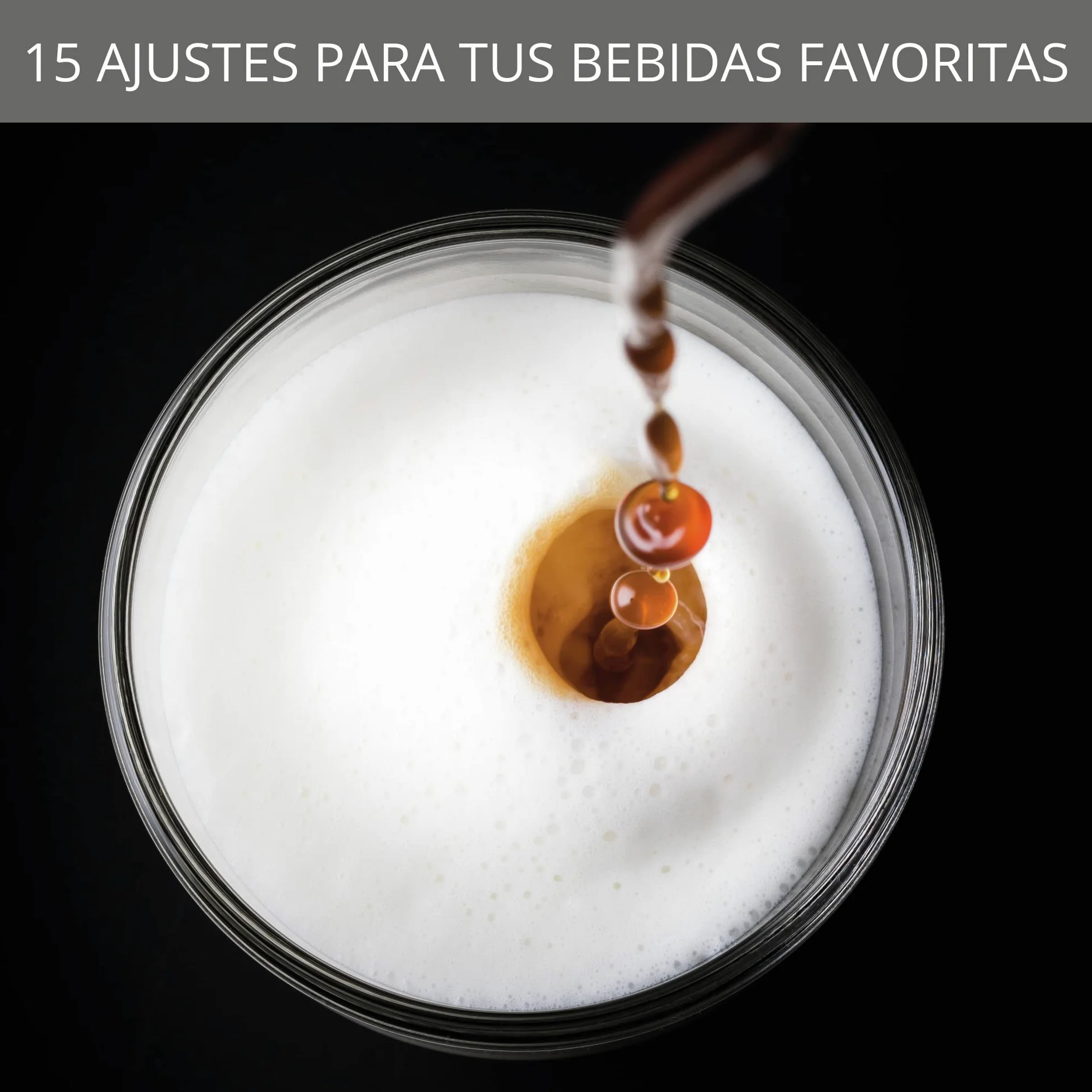 Krups Evidence Espresso EA8908 - Cafetera Superautomática 15 Bares, 15 Preajustes, Niveles de Intensidad, Molido Grano, Autolimpieza e Indicador cal, 2 tazas a la vez, pantalla táctil, recetario