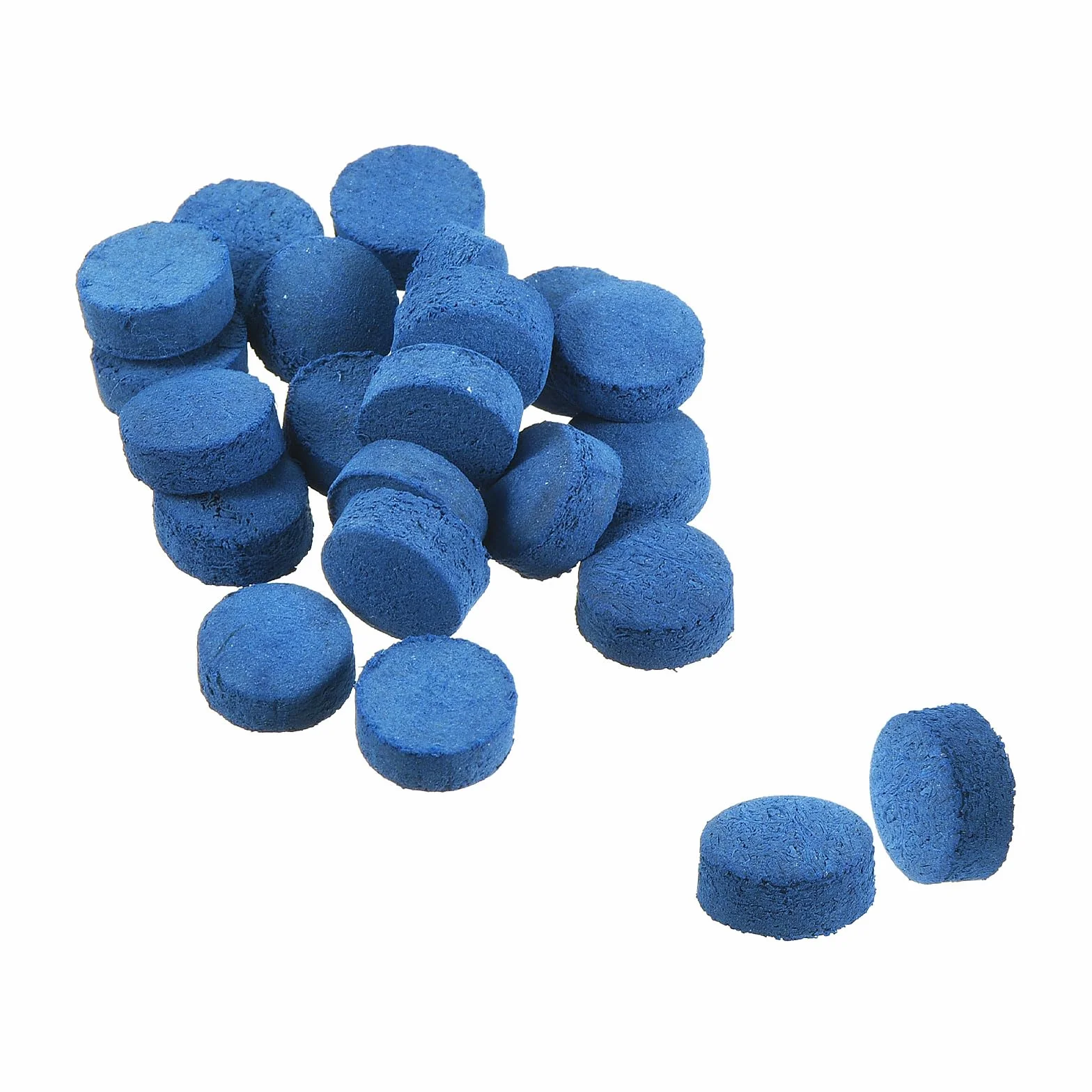 PATIKIL Puntas de Taco de Billar de 9mm, Paquete de 30 Puntas de Repuesto para Taco de Billar, Puntas de Taco de Billar de Piscina, Azul