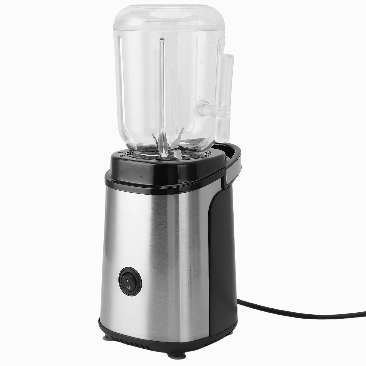 Batidora de Encimera, Batidora de Alimentos 4 en 1 con ABS y Acero Inoxidable, Motor de Cobre de 1800 W, Exprimidor, Picadora de Carne, Selladora Al Vacío para Cocina y Bebidas Diarias