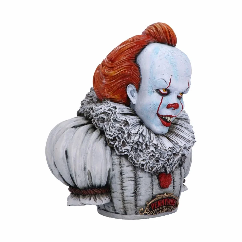Nemesis Now Pennywise-Busto Oficial de IT Capítulo 2, Blanco, 30 cm