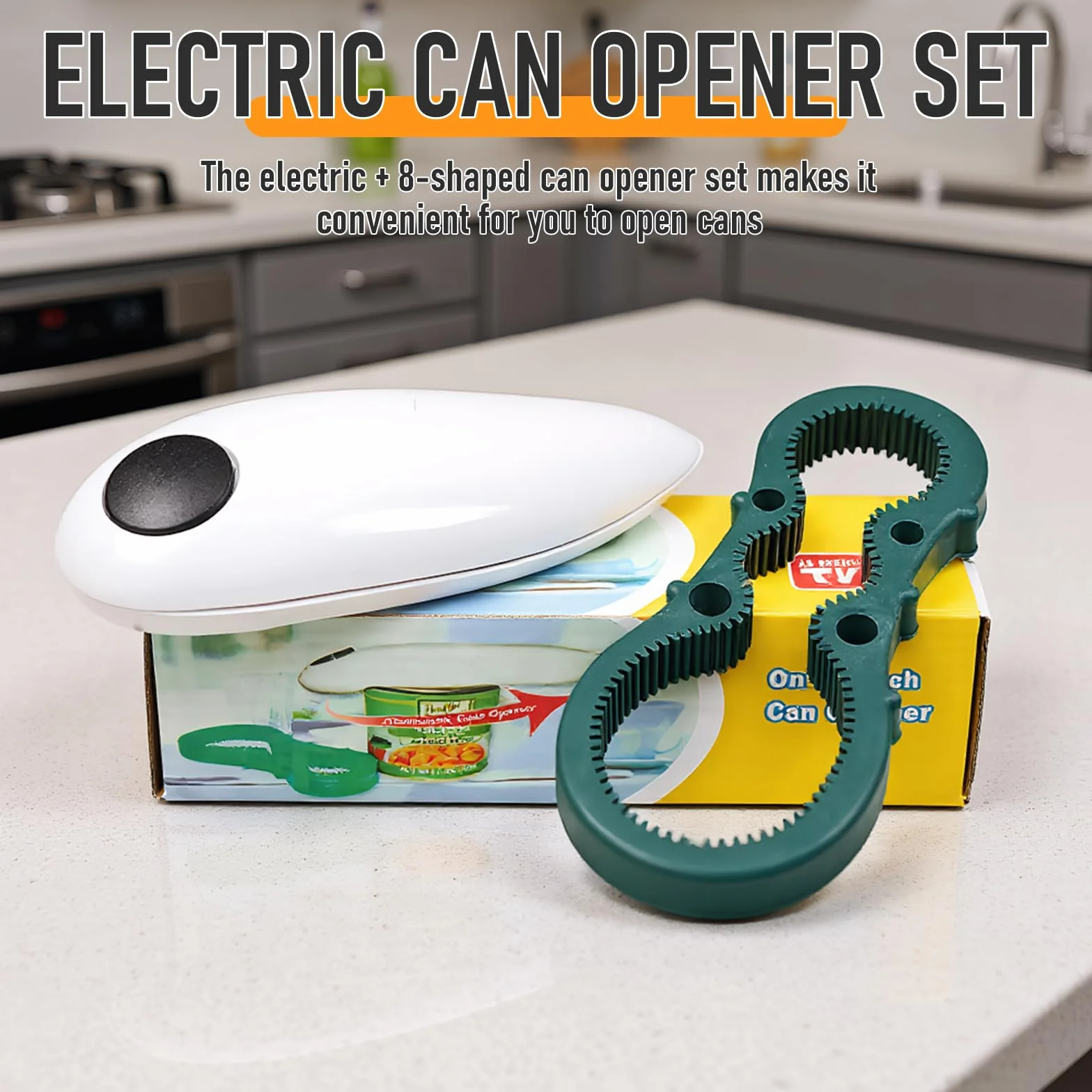 Abrelatas eléctrico, abrelatas eléctrico, abridor de latas con manos libres, para cocineros y amas de casa, manos libres, manos libres, diseño de un solo toque