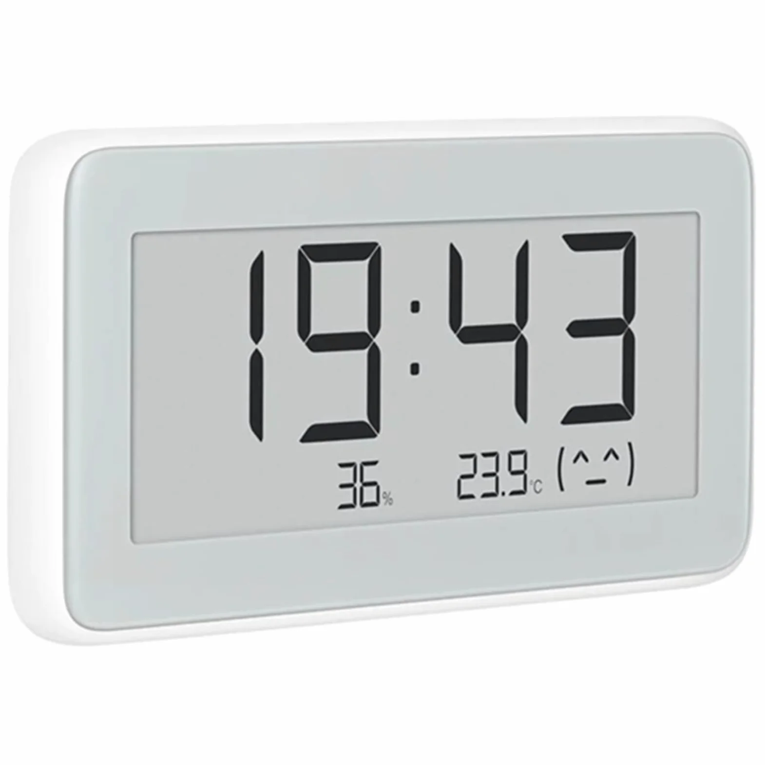 Xiaomi Temperature and Humidity Monitor Clock - Reloj con control de temperatura y humedad, pantalla de tinta electrónica, conectividad inteligente, blanco (Versión ES + 3 años de garantía)