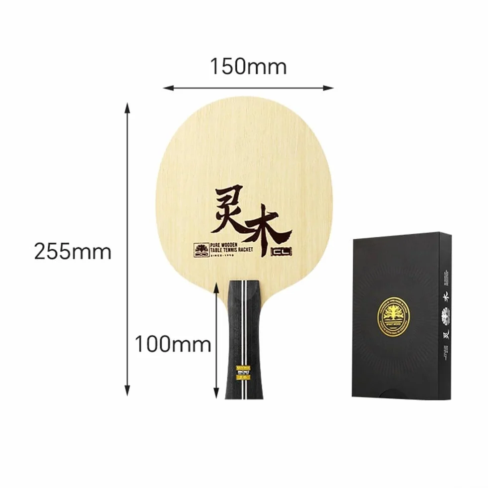 Pala de tenis de mesa de madera de limba de 7 capas para bucle y ataque rápido