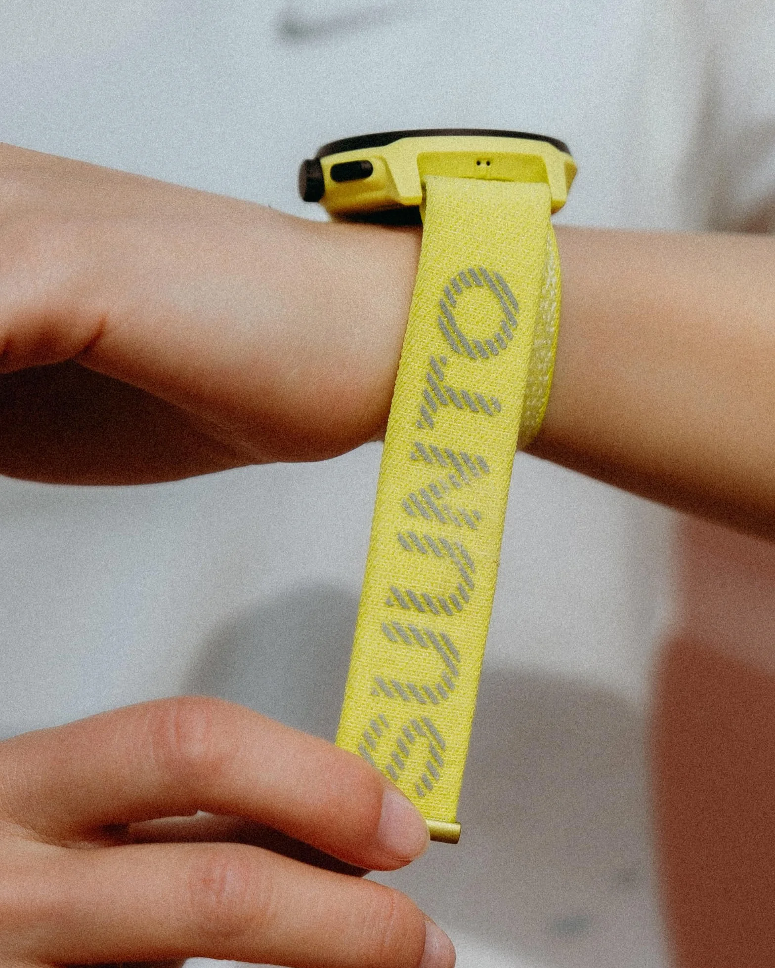 ATH7 Loop Textile Strap Lime S+M 22