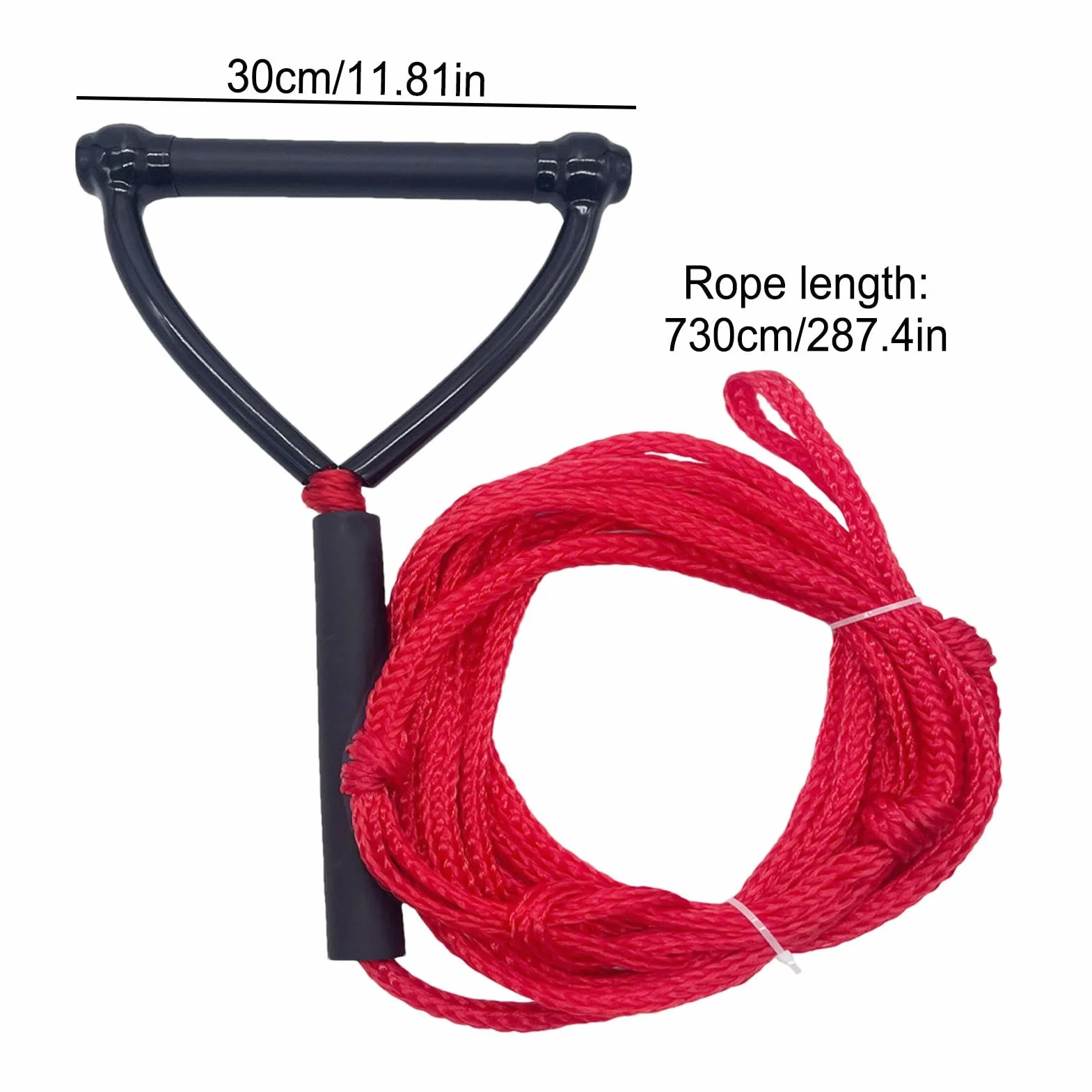 Cuerda de Remolque para Surf - Línea de Arnés para Deportes Acuáticos con Asa para Wakeboard, Esquí y Tabla de Surf