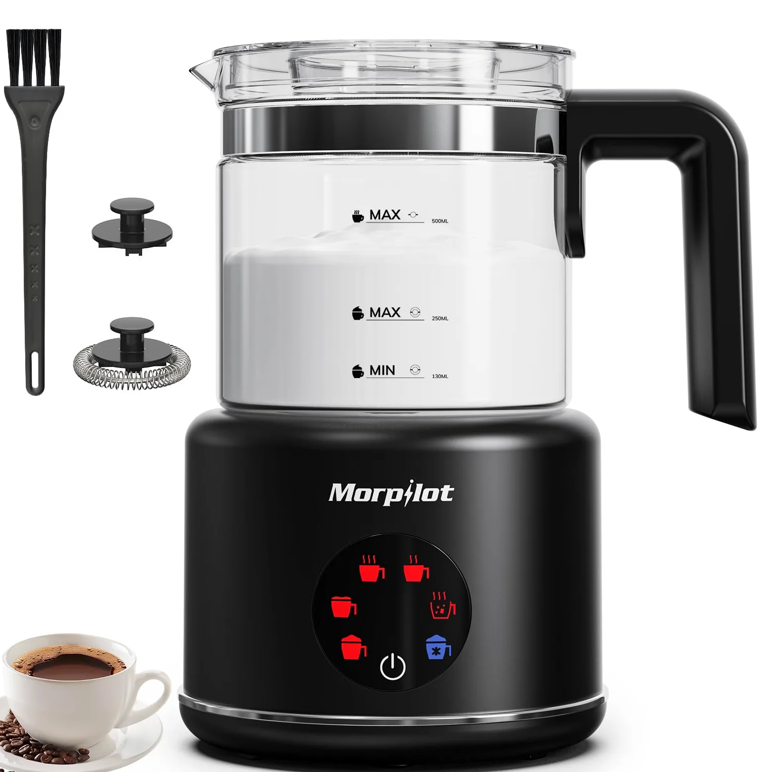 Morpilot Espumador de leche eléctrico