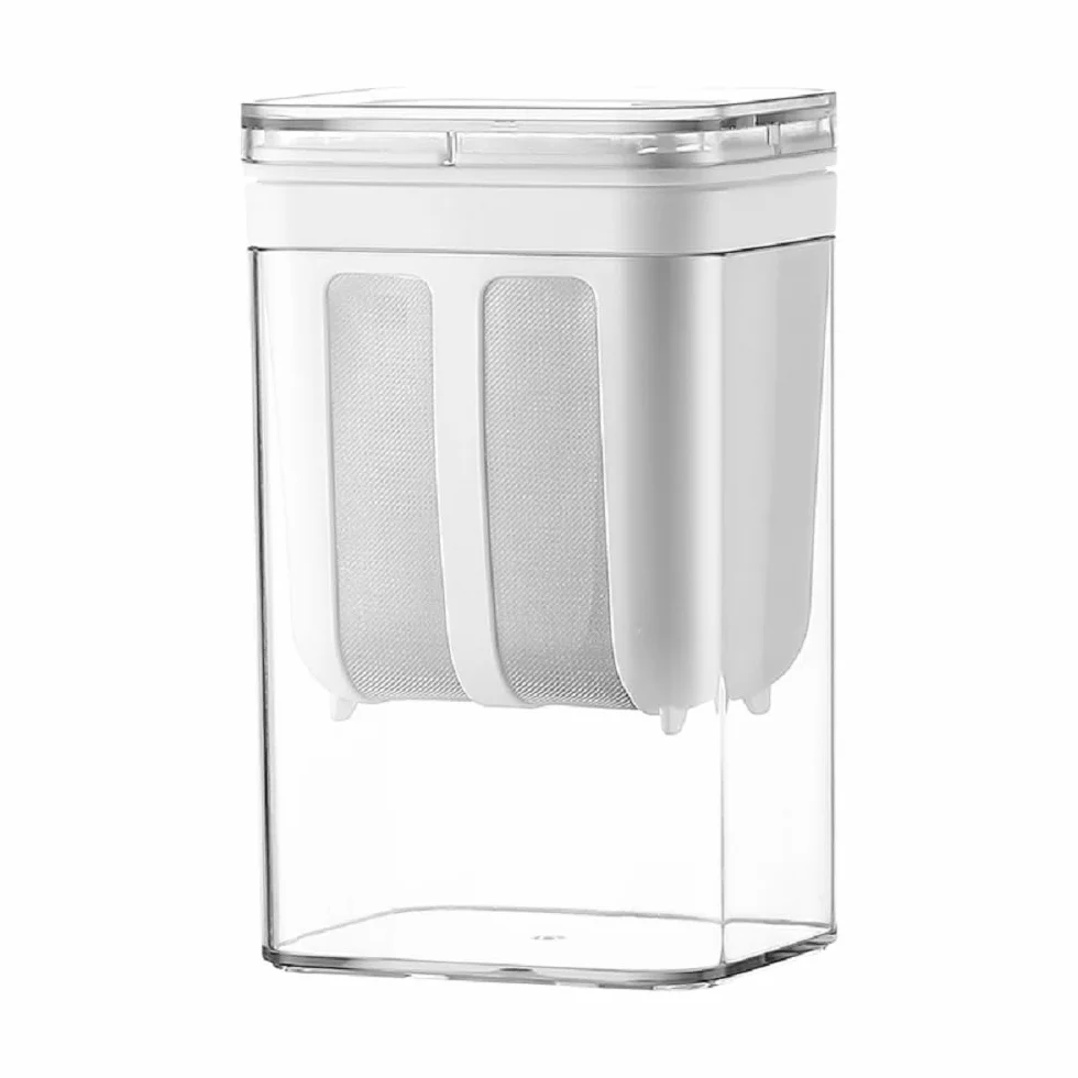 Colador de Yogur Griego Colador para Yogurtera de Malla Fina Filtro Yogur Griego 1100 ml para hacer salsa leche de nuez (Blanco)