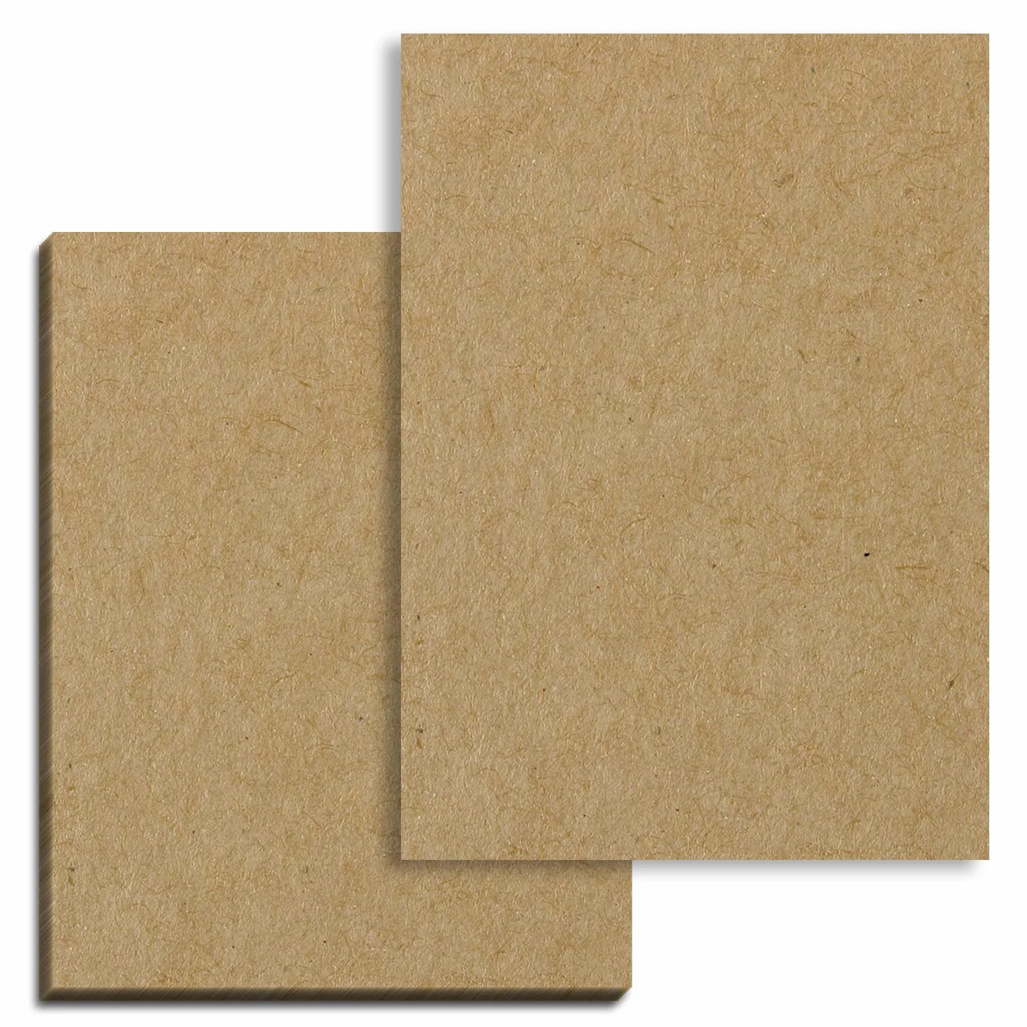 50 hojas, Papel Kraft Cartulina Marrón A4, 200 g/m²