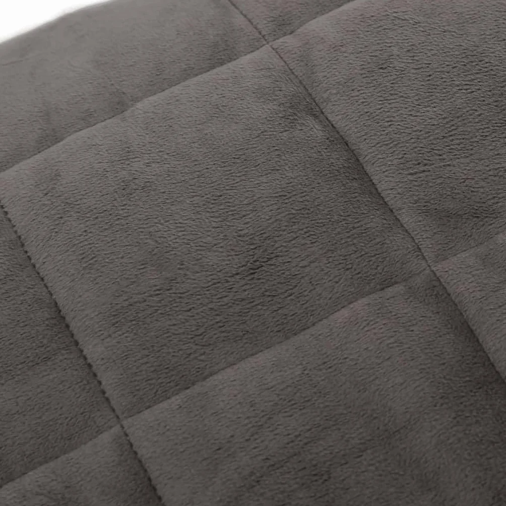 Manta pesada manta con peso gris manta relajante manta pesada manta de relajación manta para dormir transpirable manta con peso antiestrés edredón 200 x 230 cm 9 kg tejido