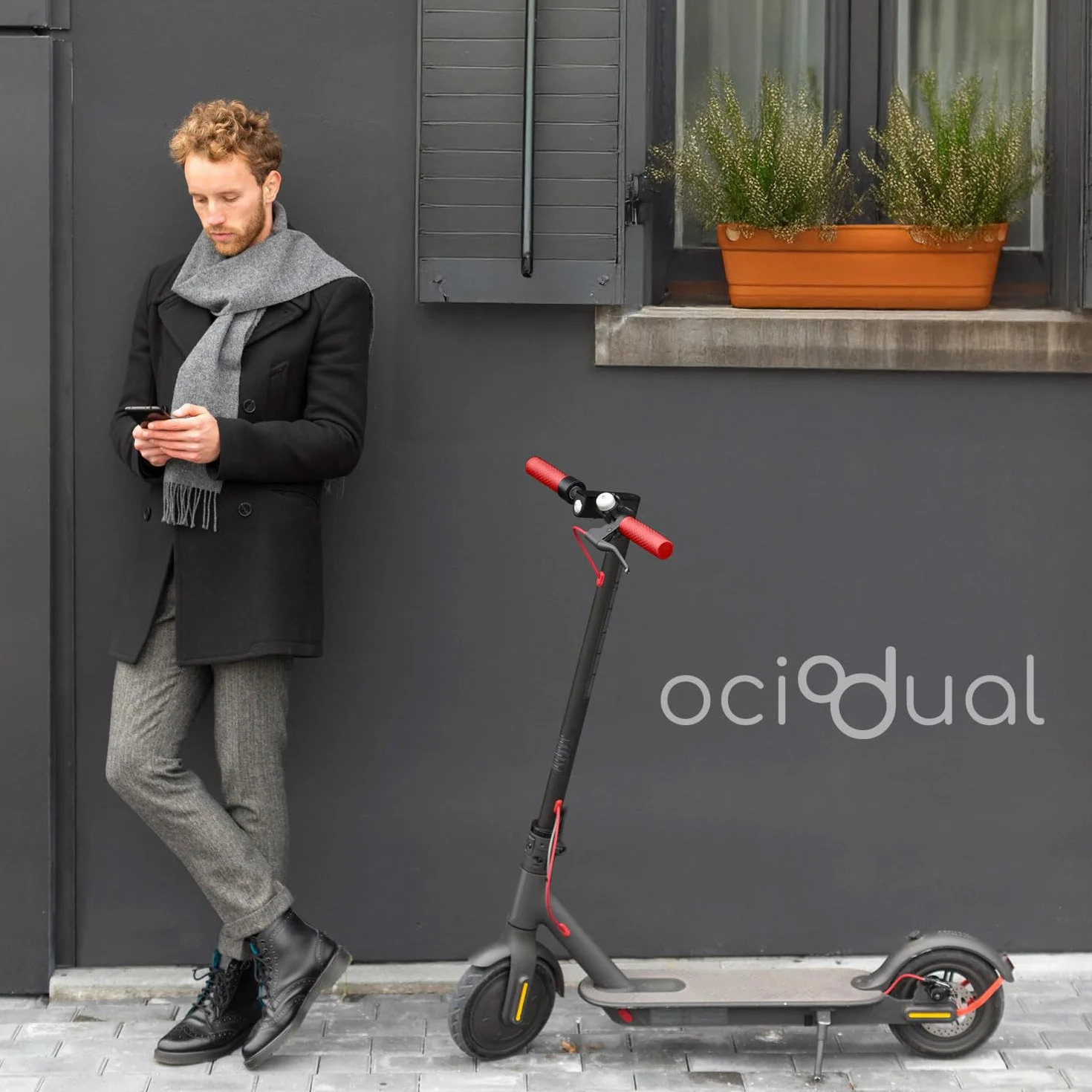 Puños Scooter Compatible con Xiaomi 1S M365 Essential Pro Pro 2, Agarres Manillar