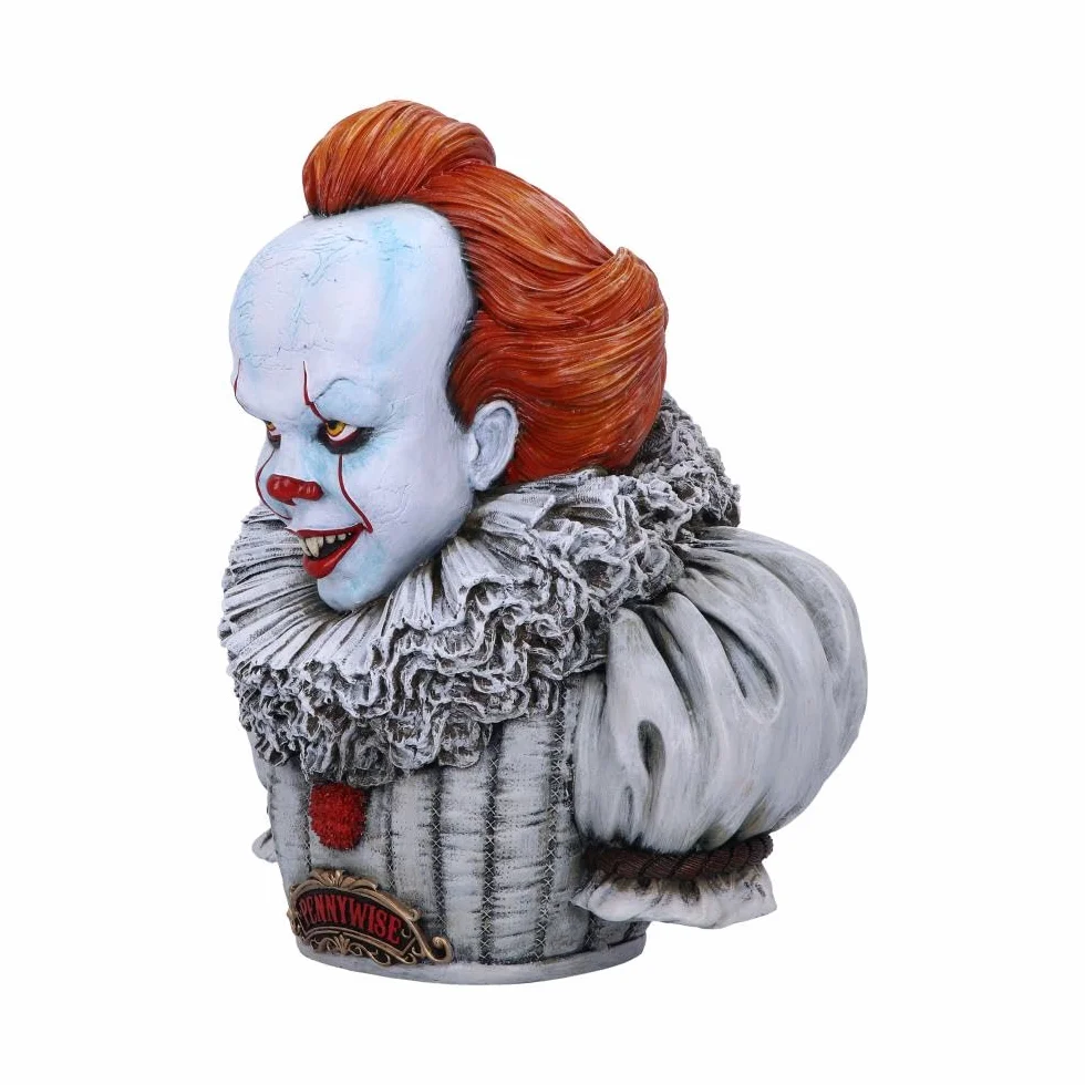 Nemesis Now Pennywise-Busto Oficial de IT Capítulo 2, Blanco, 30 cm