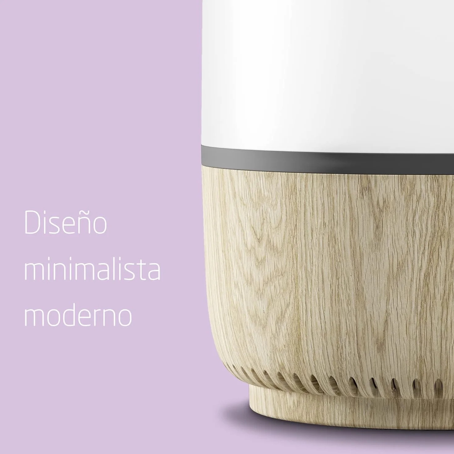 Maxi-Cosi Soothe Luz quitamiedos bebe, máquina de ruido blanco con 20 sonidos relajantes, luz nocturna inteligente, compatible con Alexa y Google Home